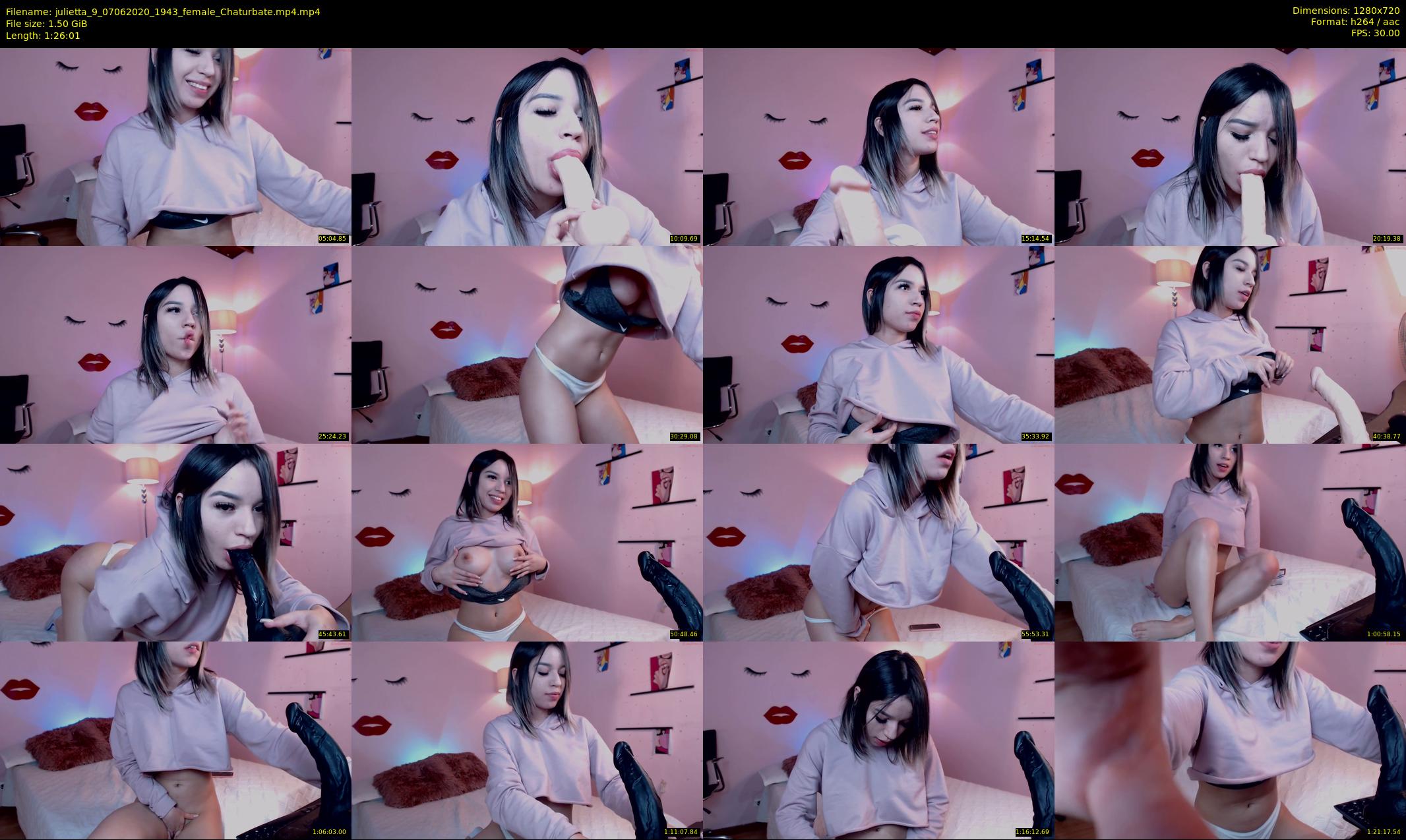 julietta_9 — 87 minute Chaturbate female cam show recording, 720p, Jun 7, 2020