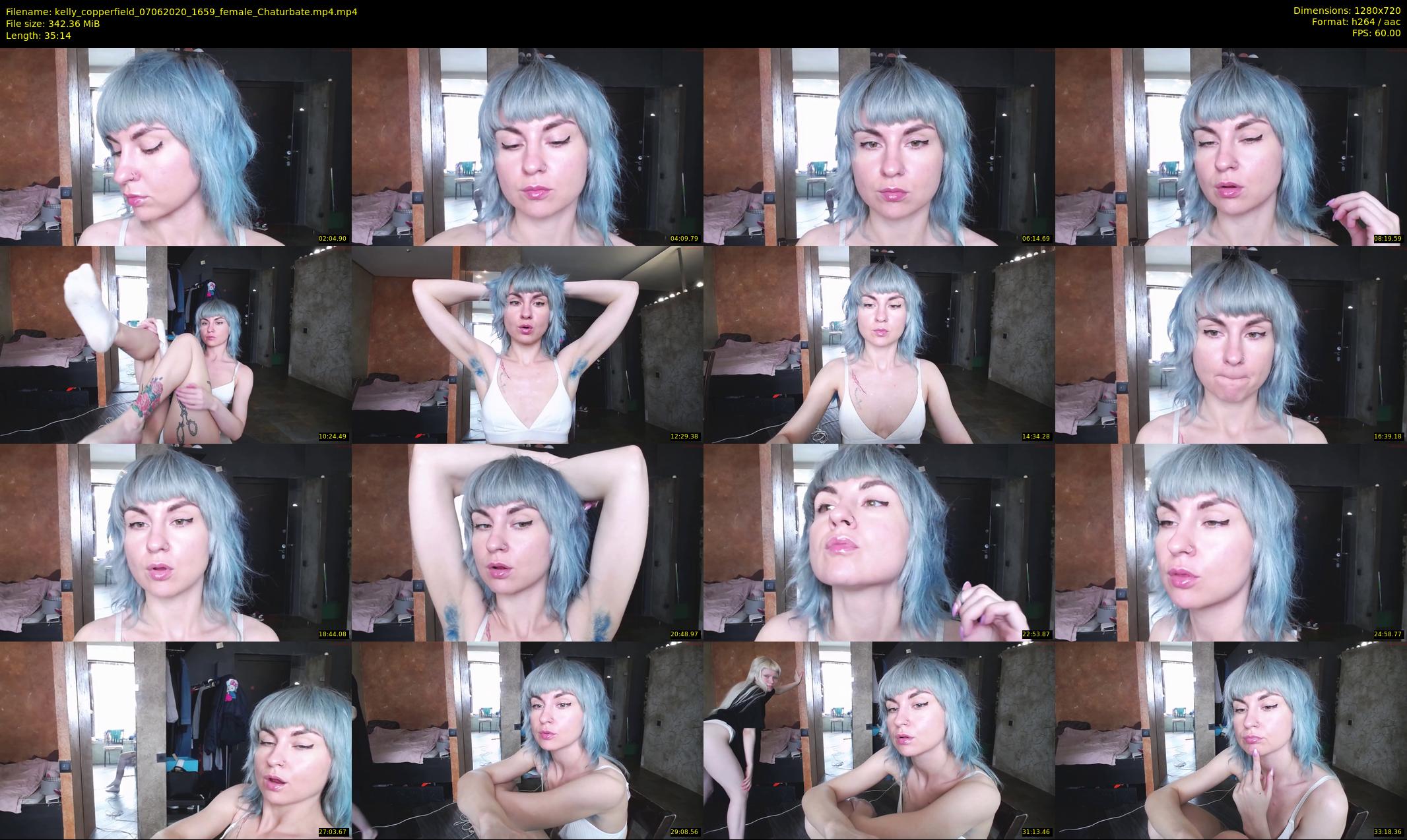 kelly_copperfield — 36 minute Chaturbate female cam show recording, 720p, Jun 7, 2020