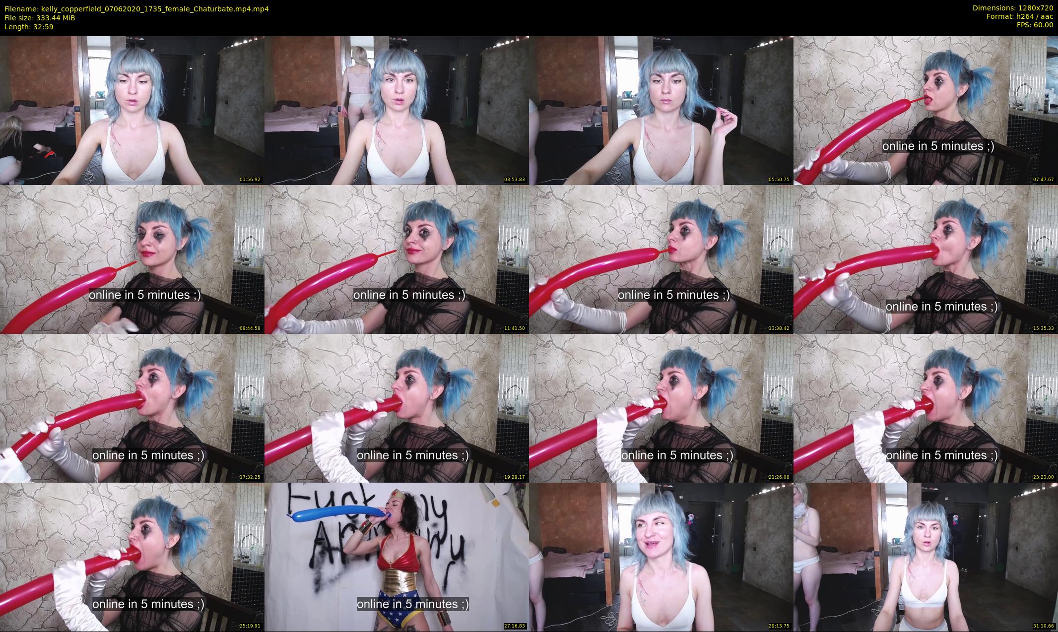 kelly_copperfield — 33 minute Chaturbate female cam show recording, 720p, Jun 7, 2020