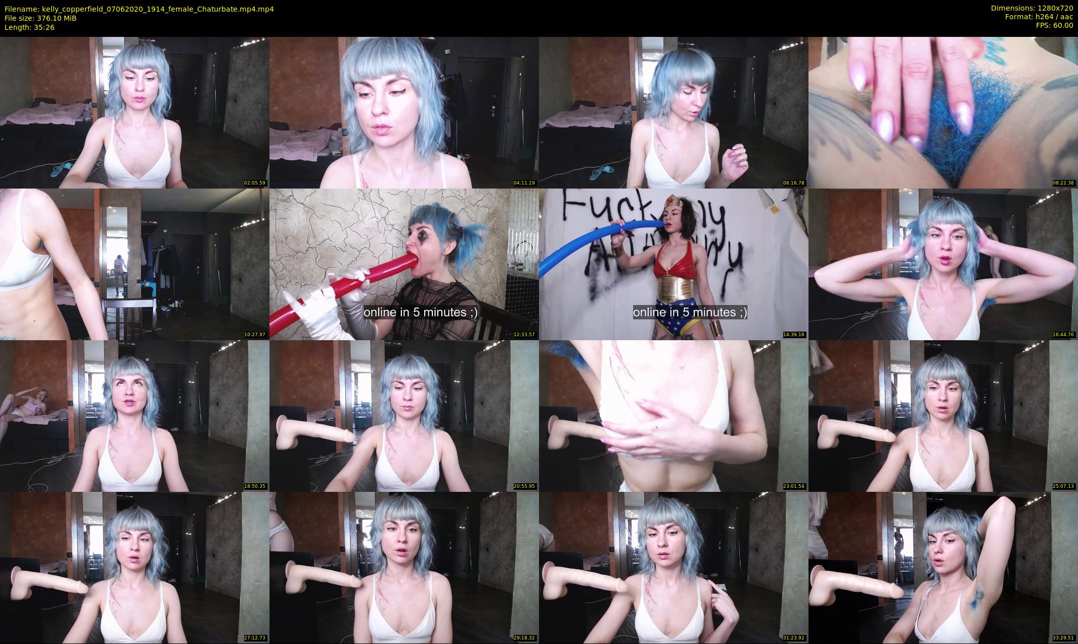 kelly_copperfield — 36 minute Chaturbate female cam show recording, 720p, Jun 7, 2020