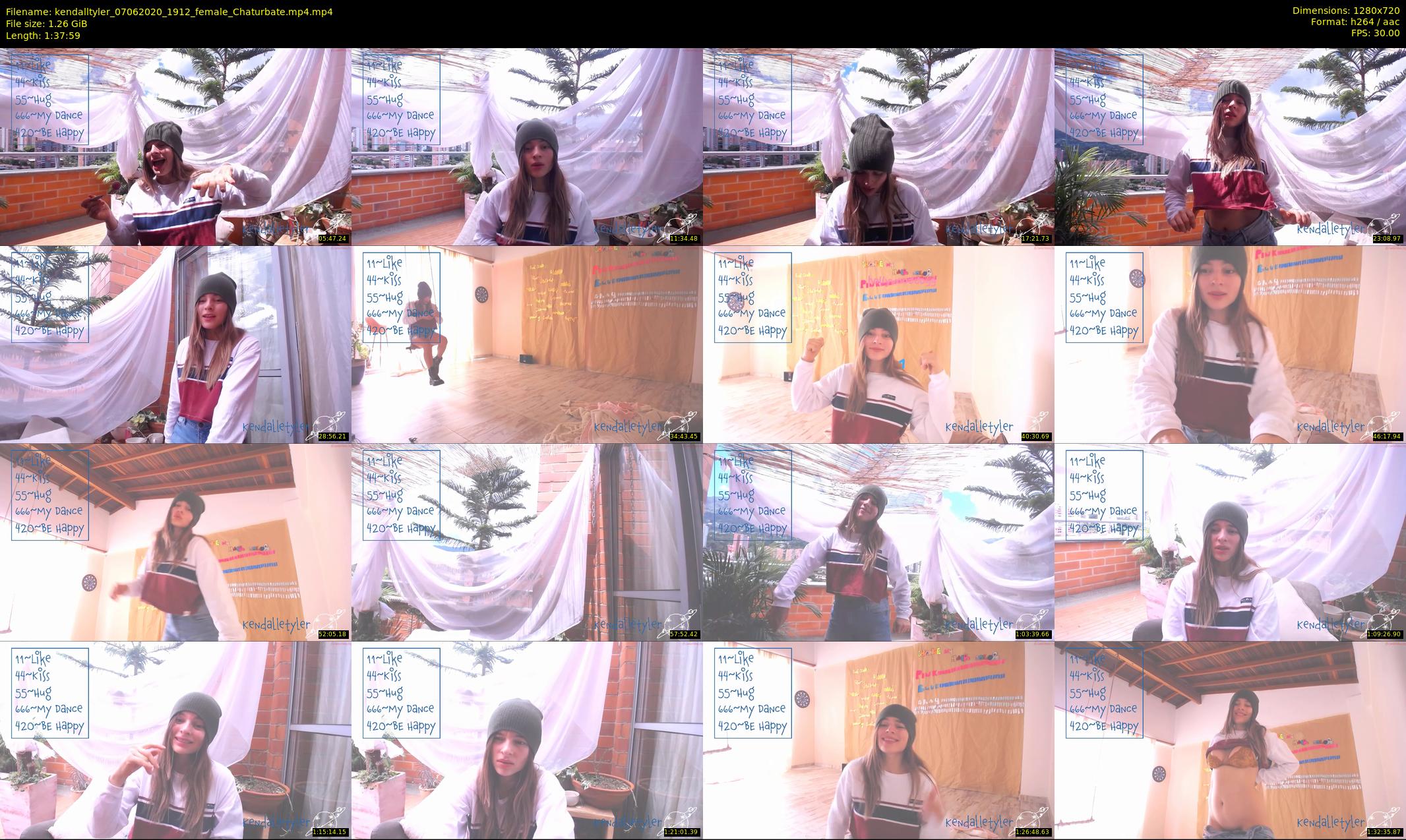 kendalltyler — 98 minute Chaturbate female cam show recording, 720p, Jun 7, 2020