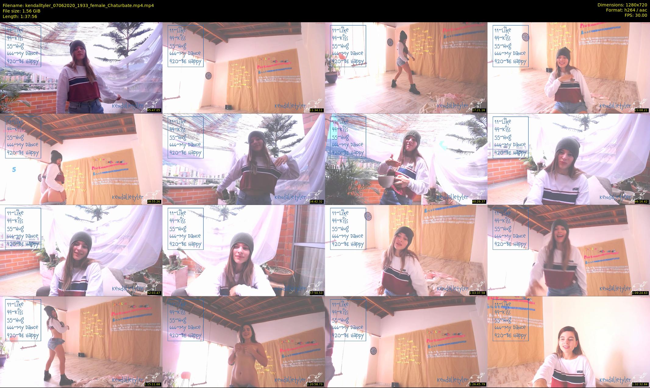 kendalltyler — 98 minute Chaturbate female cam show recording, 720p, Jun 7, 2020