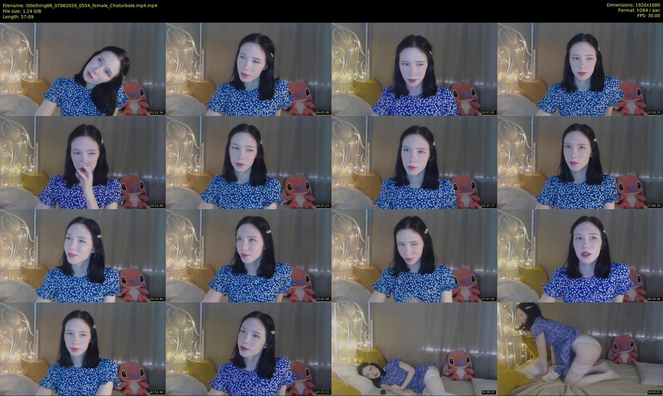 littlething88 — 58 minute Chaturbate female cam show recording, 1080p, Jun 7, 2020