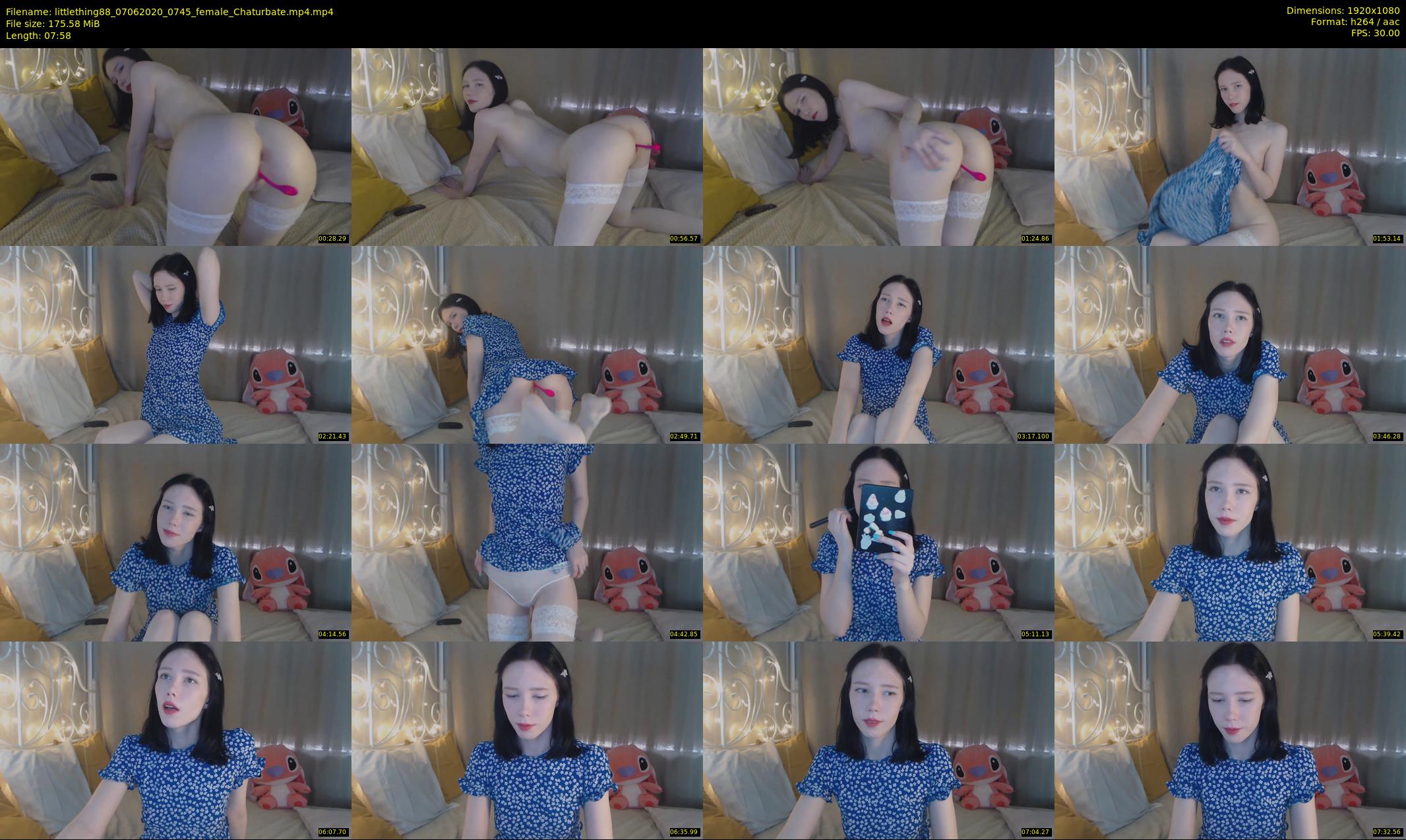 littlething88 — 8 minute Chaturbate female cam show recording, 1080p, Jun 7, 2020