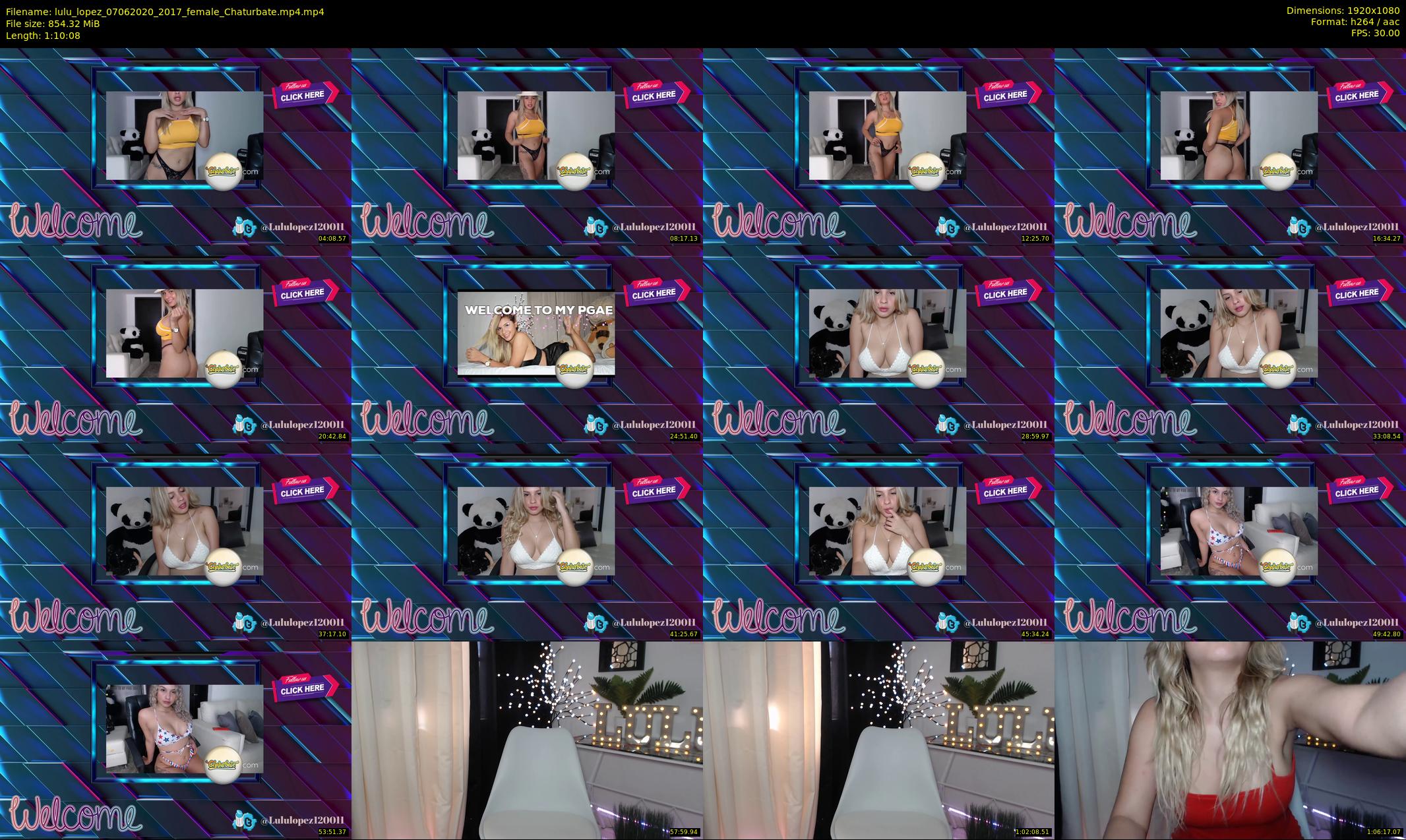 lulu_lopez — 71 minute Chaturbate female cam show recording, 1080p, Jun 7, 2020