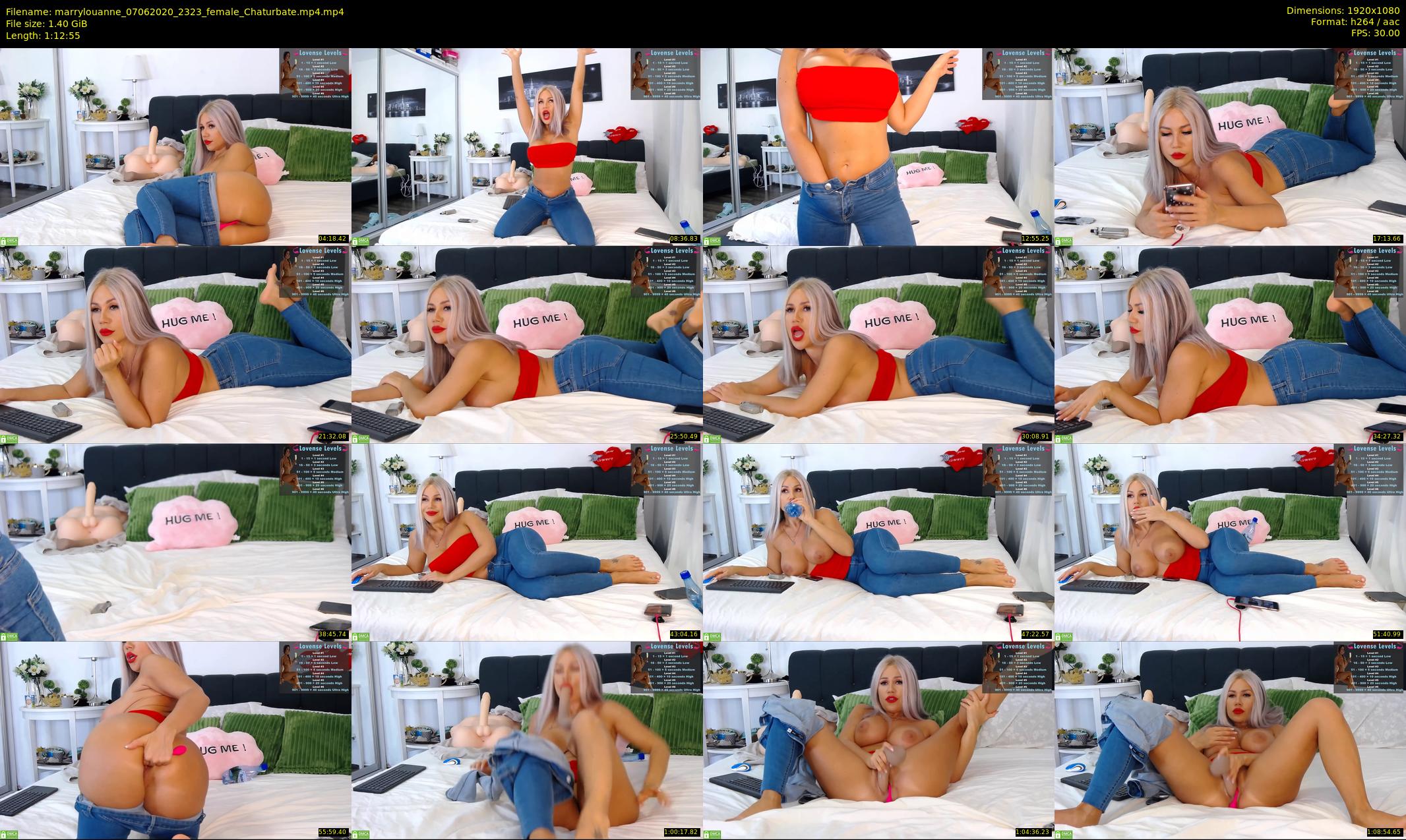 marrylouanne — 73 minute Chaturbate female cam show recording, 1080p, Jun 7, 2020