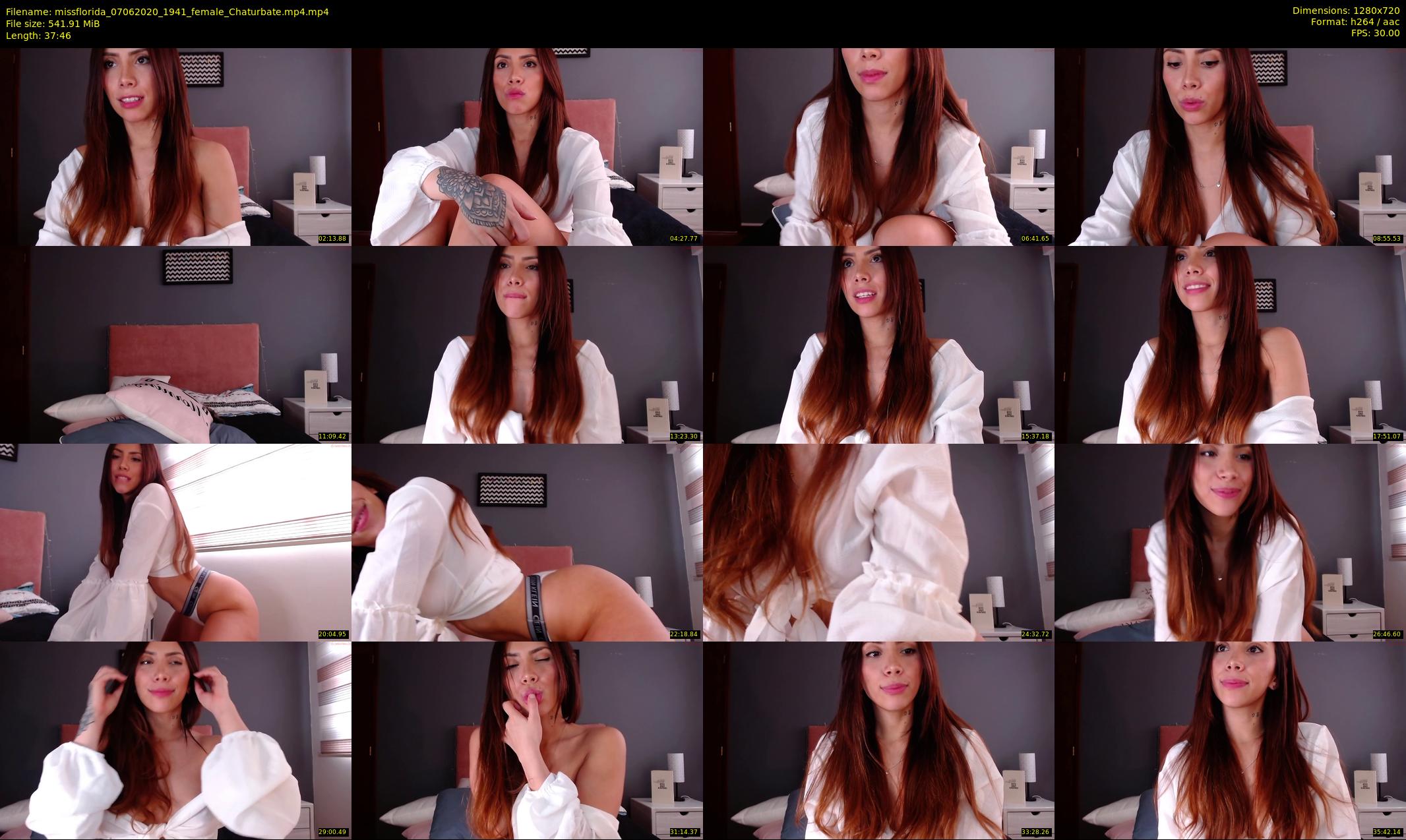 missflorida — 38 minute Chaturbate female cam show recording, 720p, Jun 7, 2020