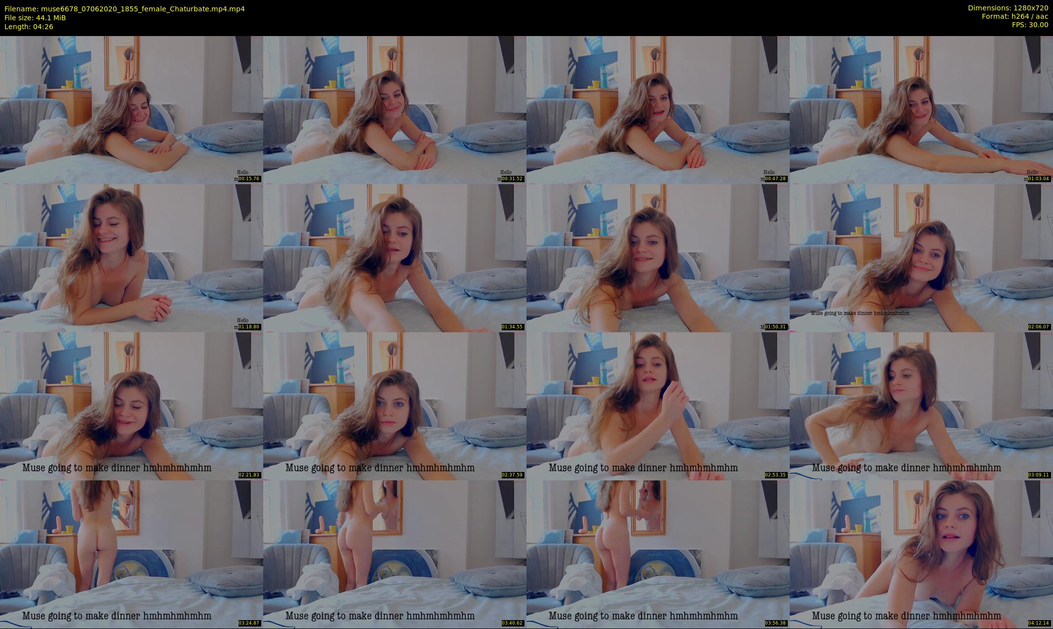 muse6678 — 5 minute Chaturbate female cam show recording, 720p, Jun 7, 2020