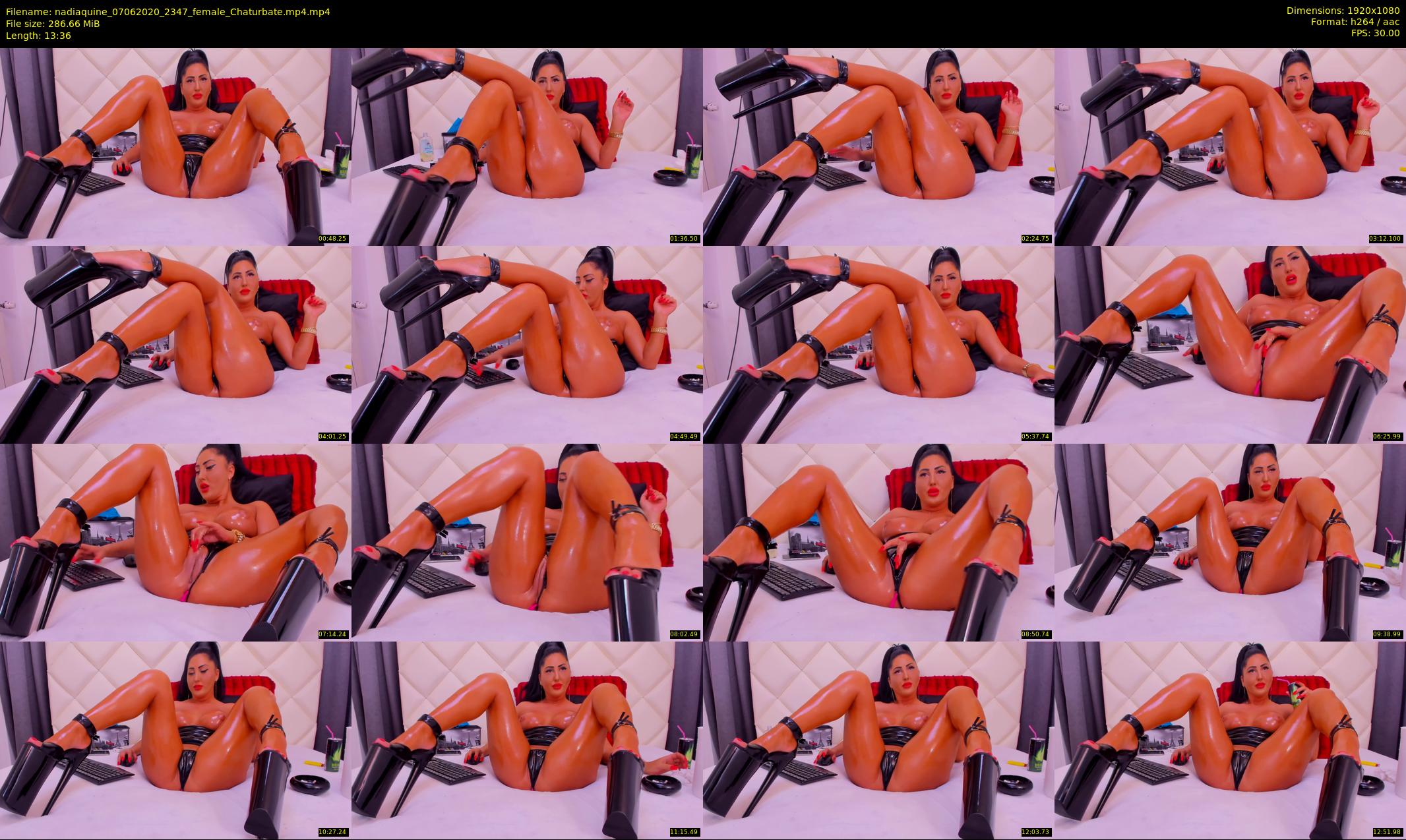 nadiaquine — 14 minute Chaturbate female cam show recording, 1080p, Jun 7, 2020
