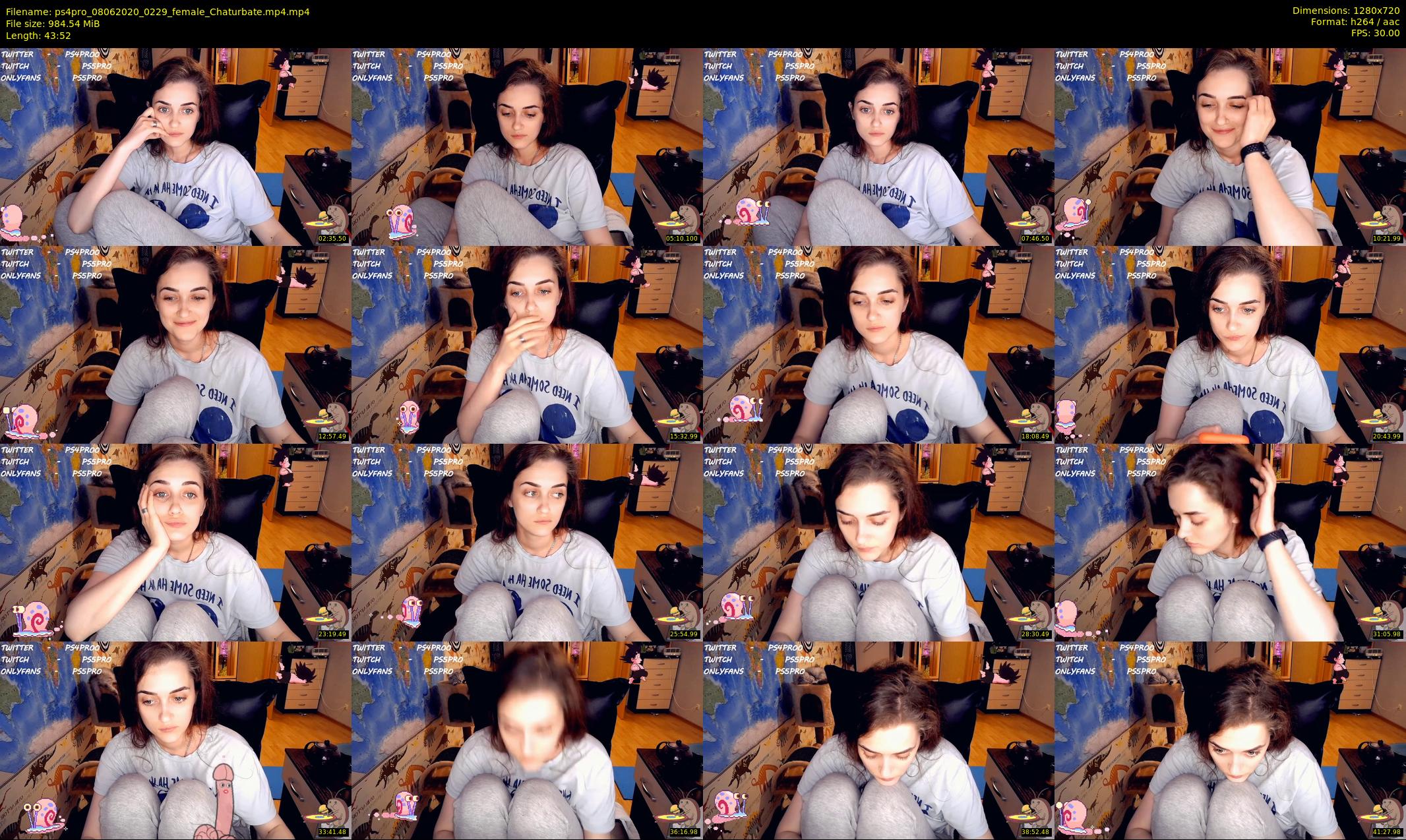 ps4pro — 44 minute Chaturbate female cam show recording, 720p, Jun 8, 2020