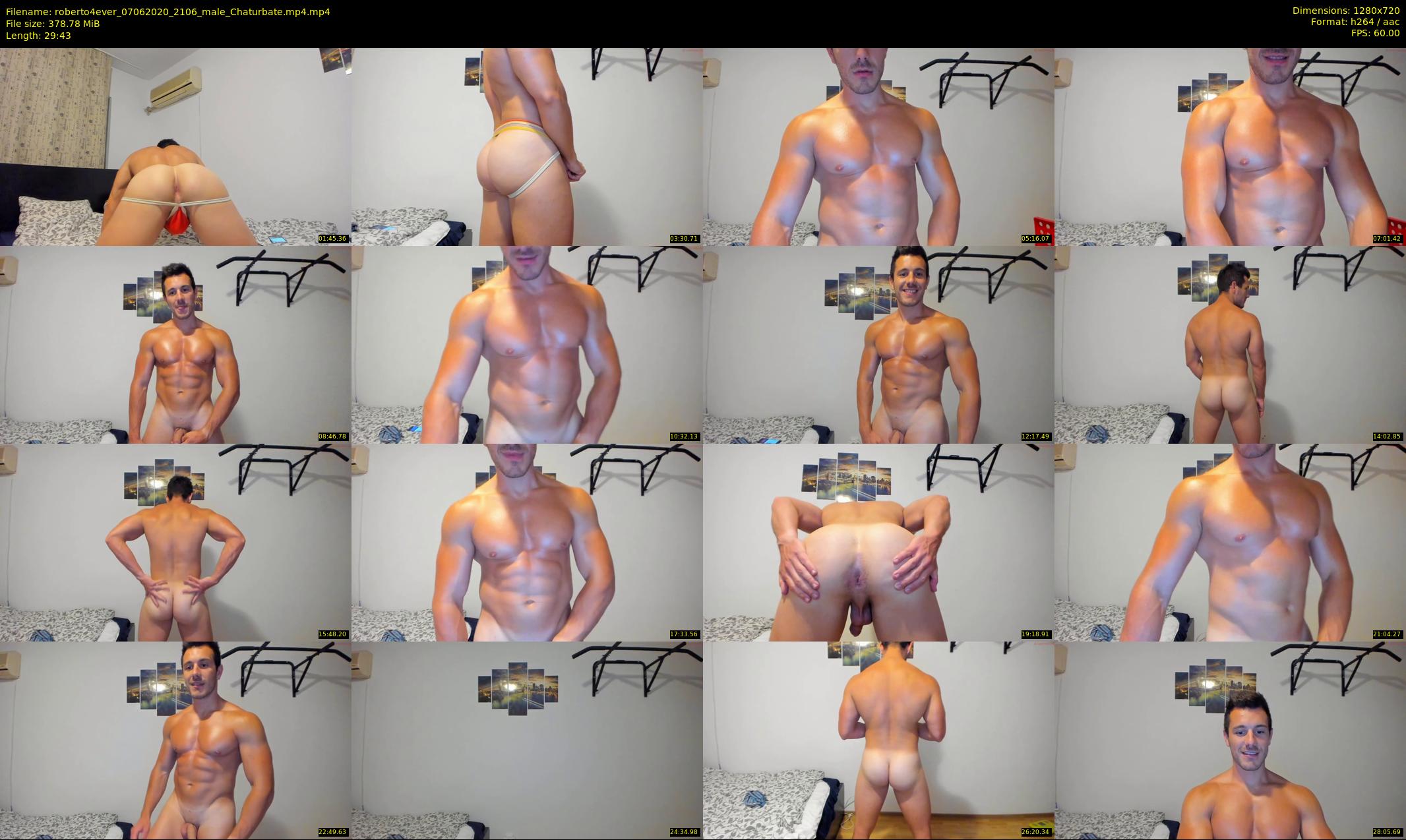 roberto4ever — 30 minute Chaturbate male cam show recording, 720p, Jun 7, 2020