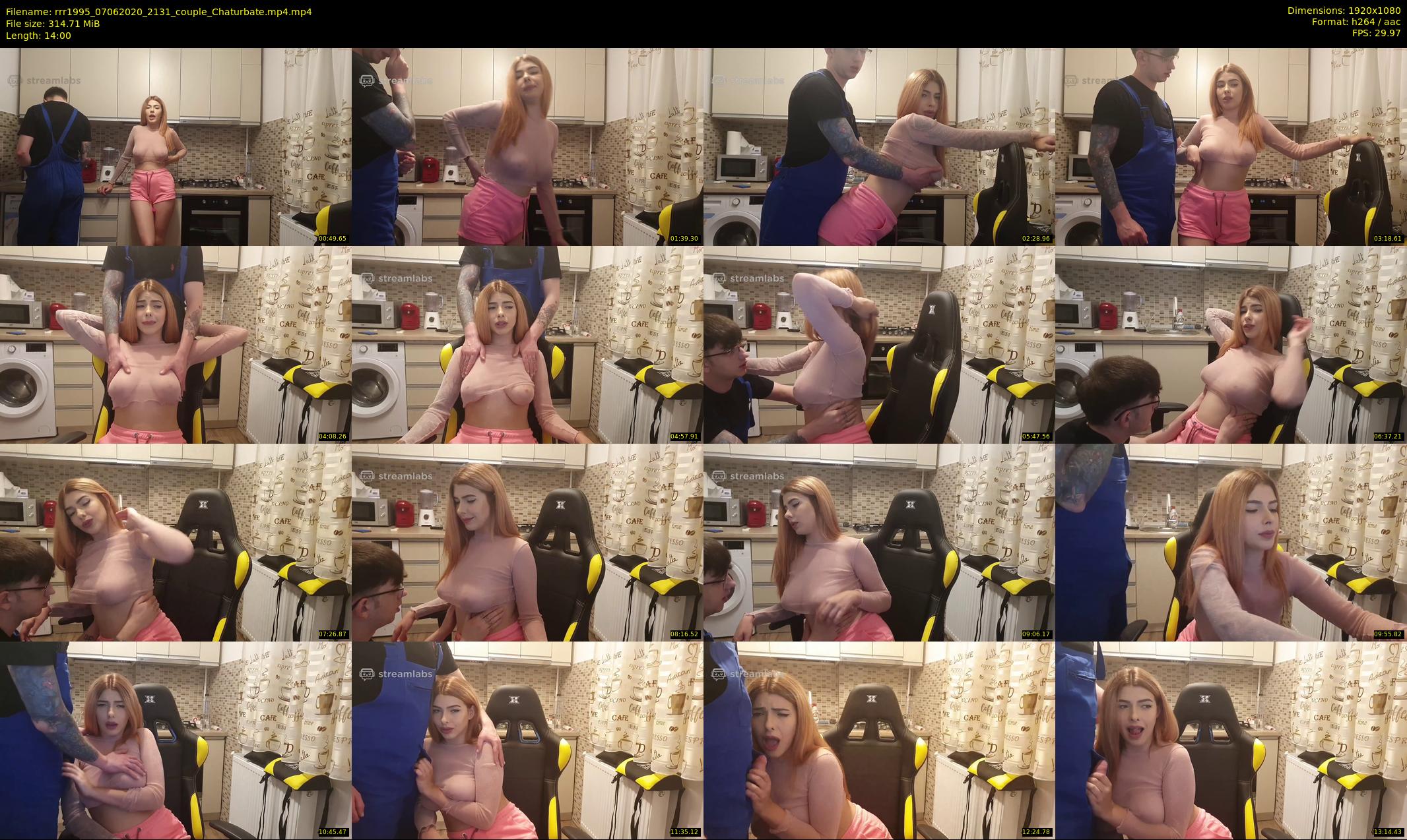 rrr1995 — 14 minute Chaturbate couple cam show recording, 1080p, Jun 7, 2020