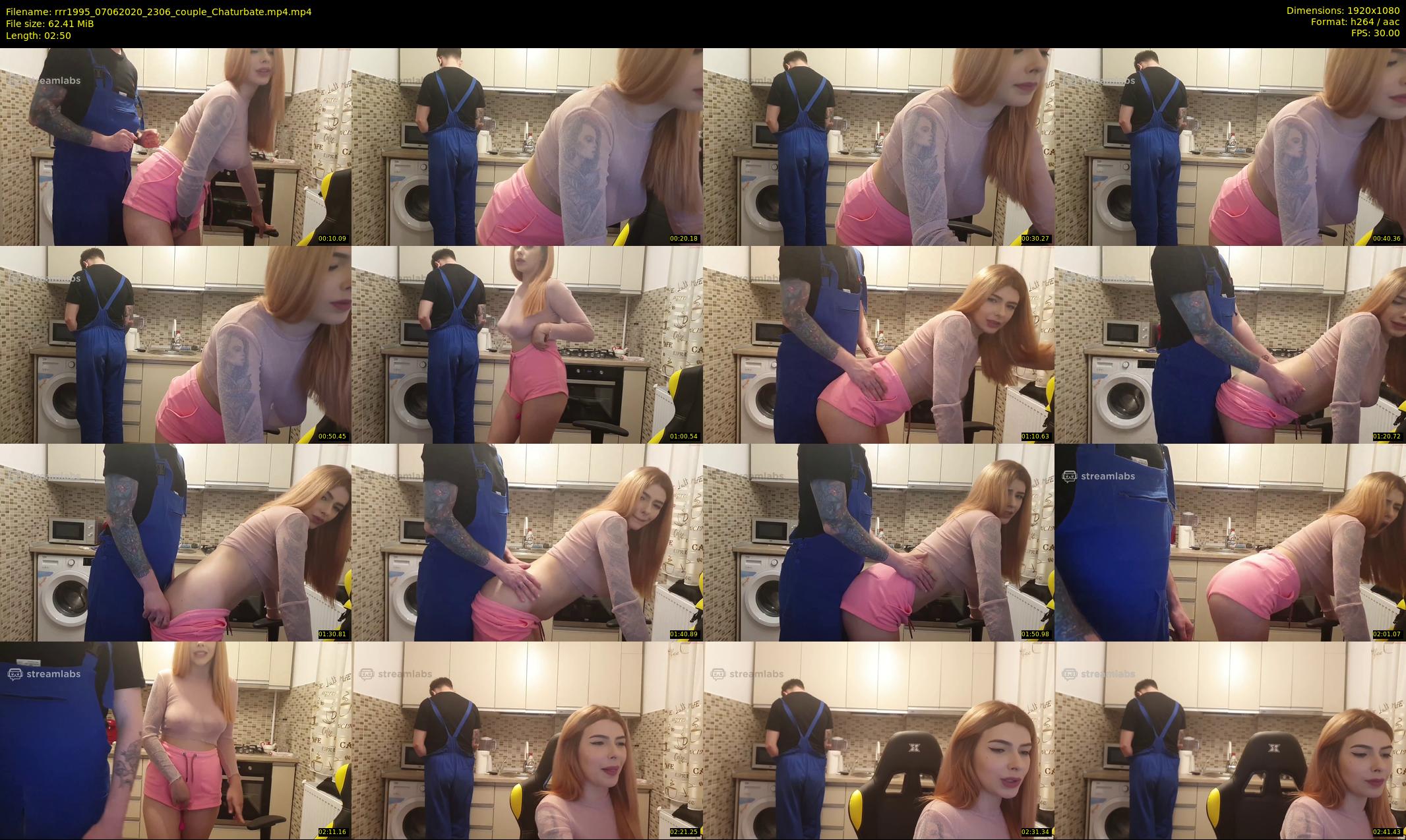 rrr1995 — 3 minute Chaturbate couple cam show recording, 1080p, Jun 7, 2020