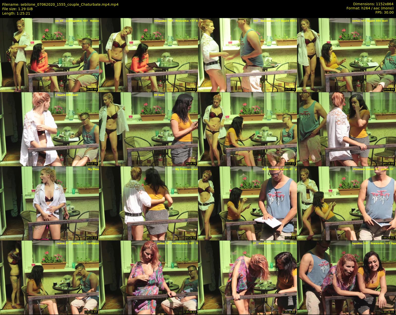 sebilone — 86 minute Chaturbate couple cam show recording, 720p, Jun 7, 2020