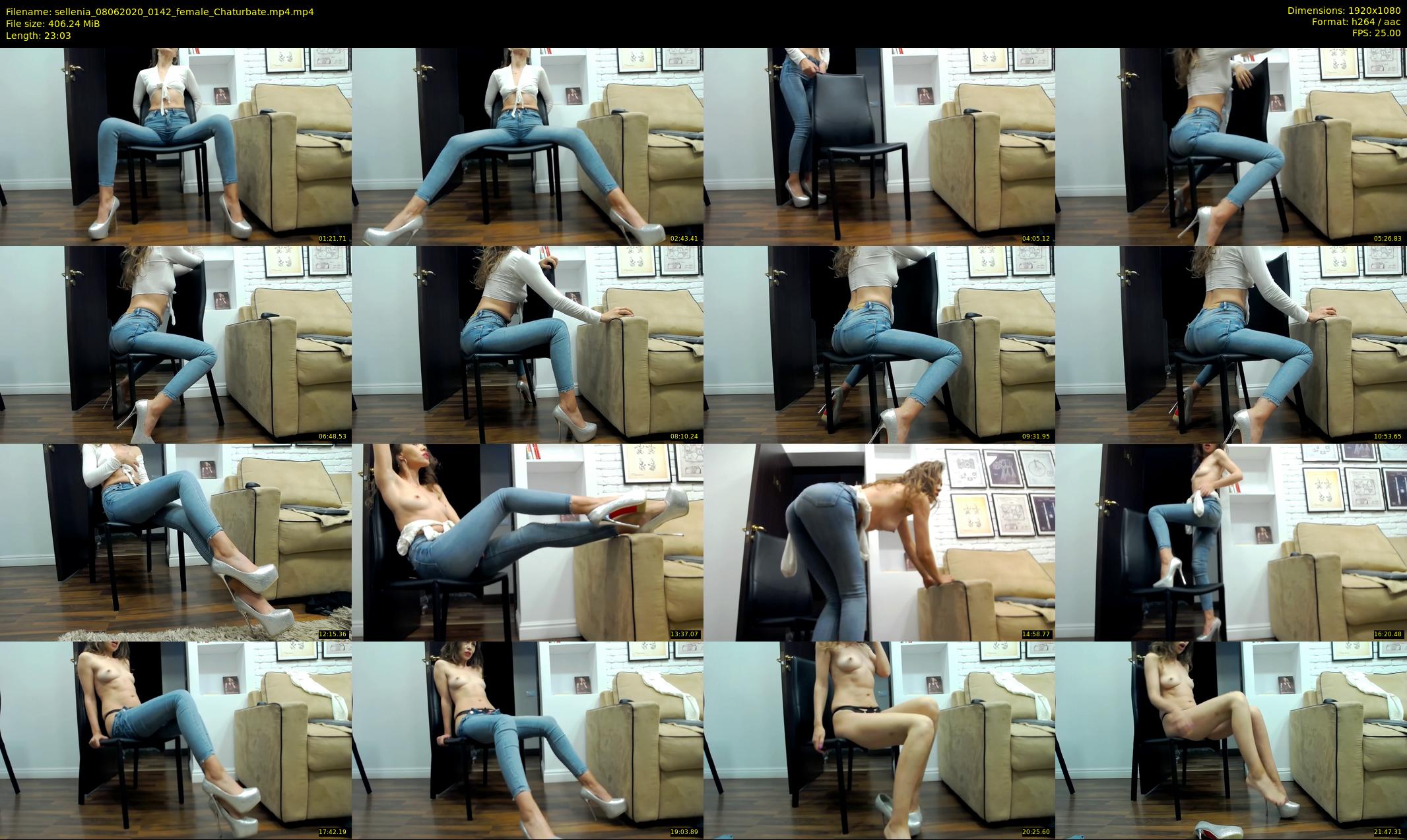 sellenia — 24 minute Chaturbate female cam show recording, 1080p, Jun 8, 2020