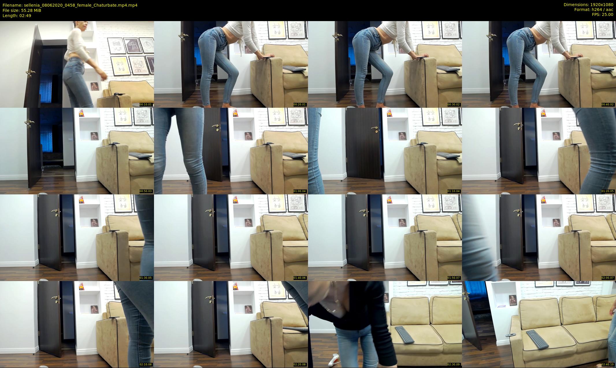 sellenia — 3 minute Chaturbate female cam show recording, 1080p, Jun 8, 2020