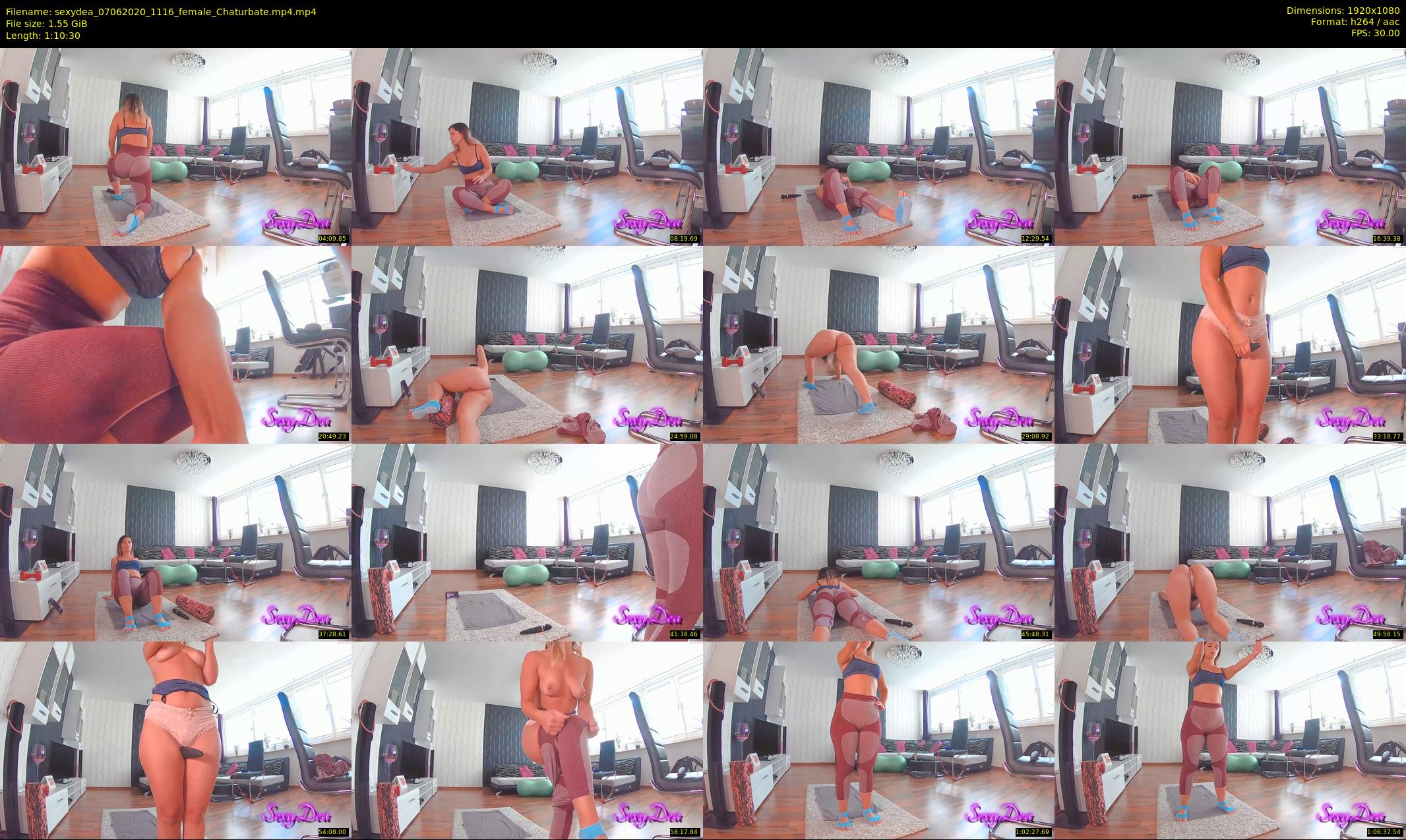 sexydea — 71 minute Chaturbate female cam show recording, 1080p, Jun 7, 2020