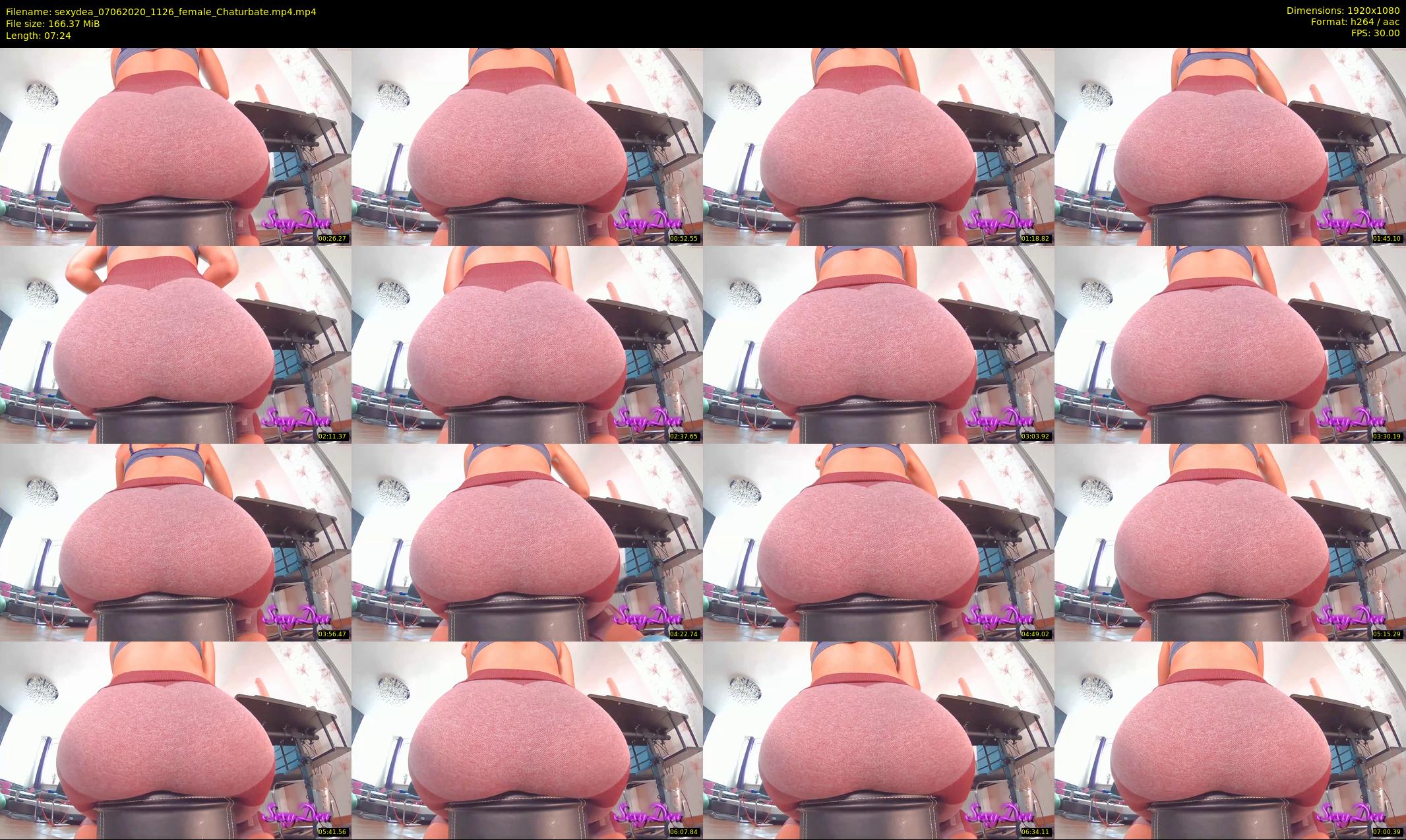 sexydea — 8 minute Chaturbate female cam show recording, 1080p, Jun 7, 2020