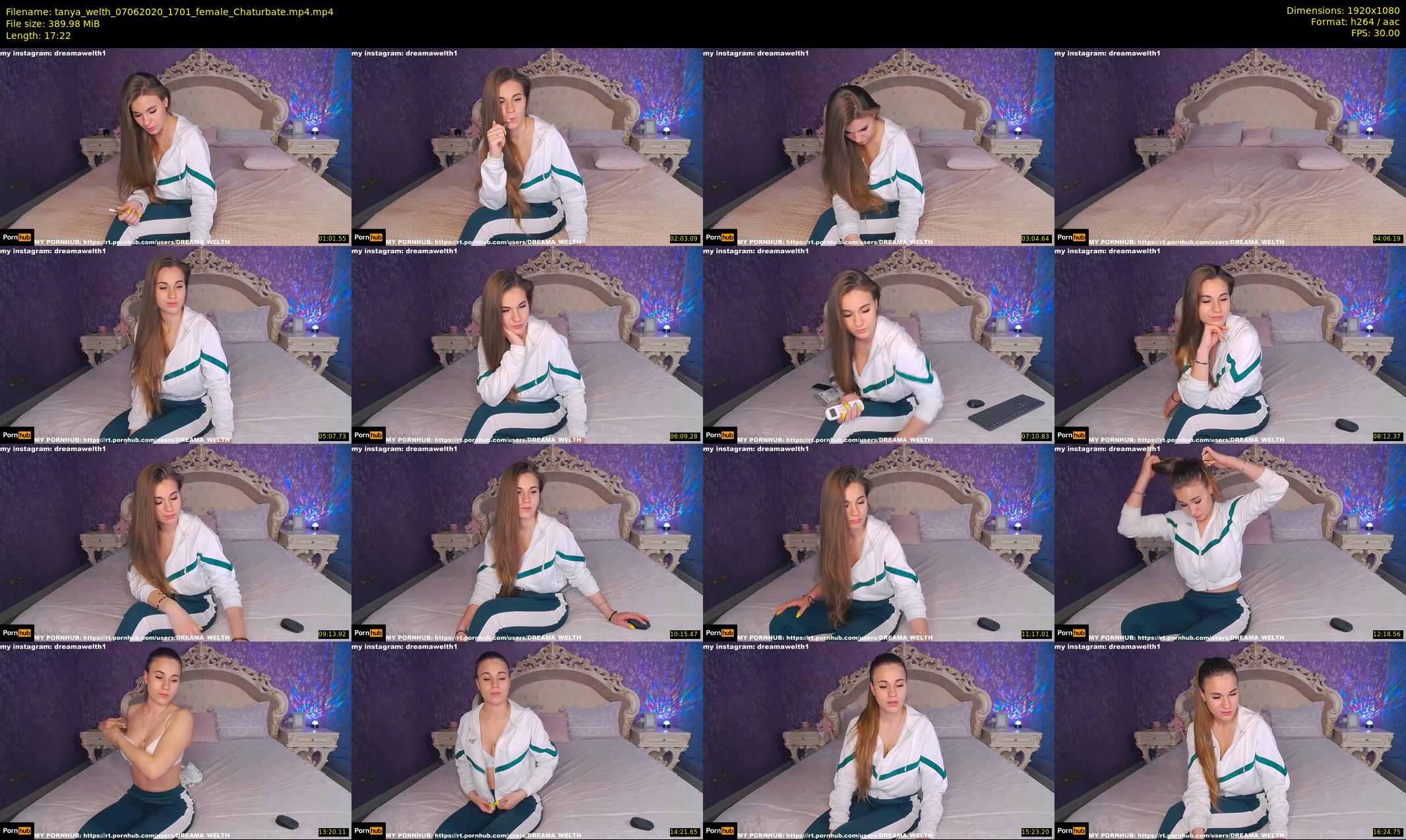 tanya_welth — 18 minute Chaturbate female cam show recording, 1080p, Jun 7, 2020