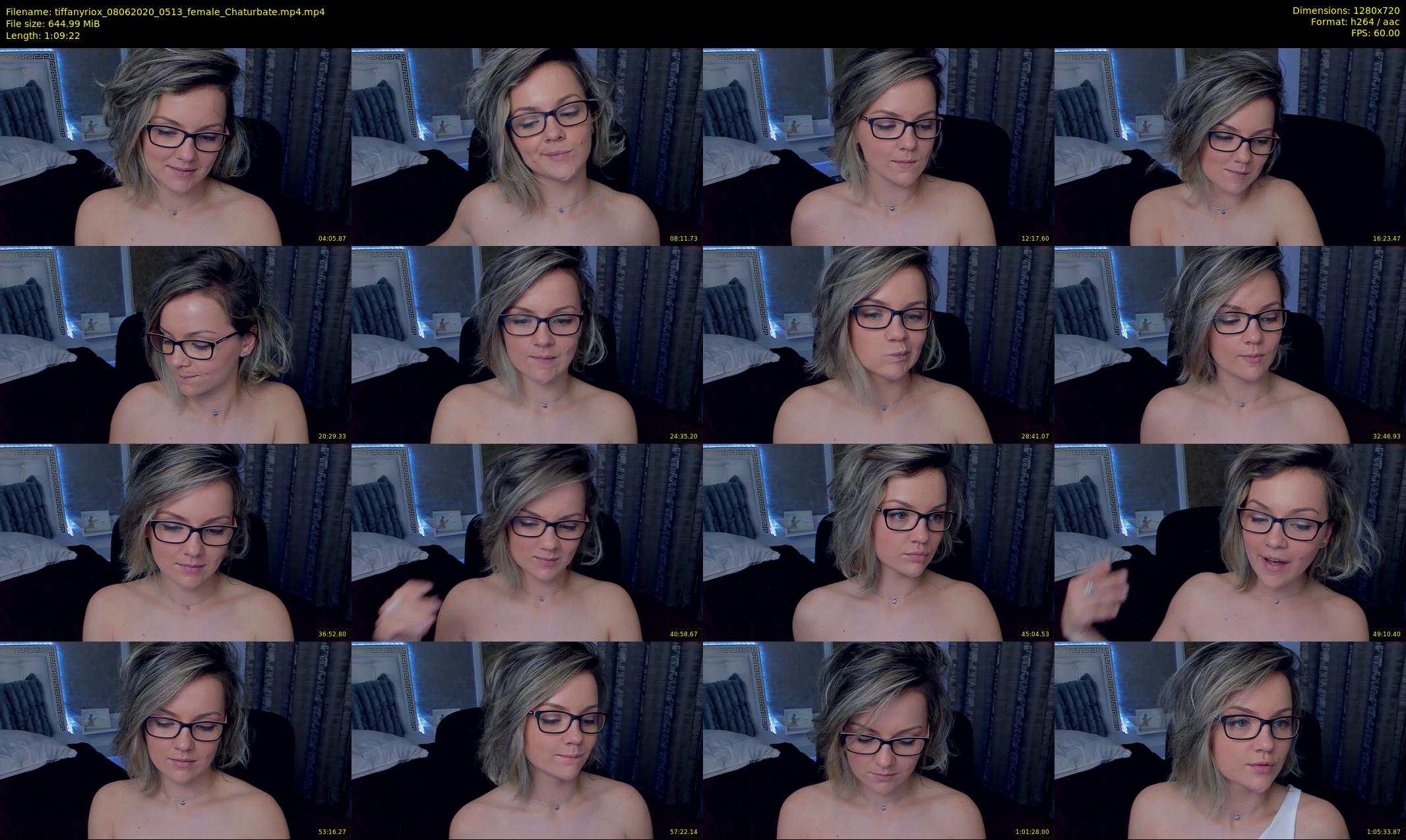 tiffanyriox — 70 minute Chaturbate female cam show recording, 720p, Jun 8, 2020