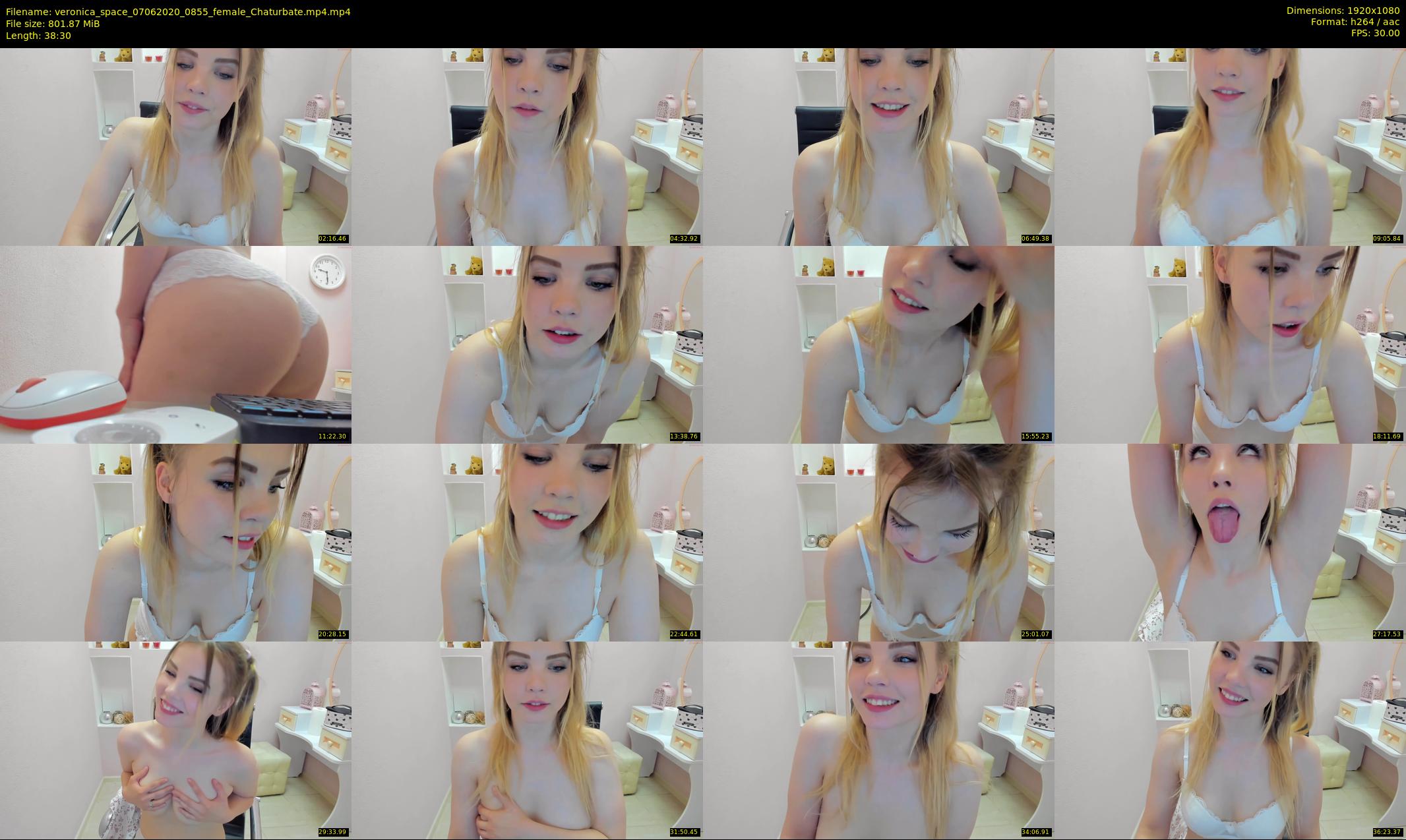 veronica_space — 39 minute Chaturbate female cam show recording, 1080p, Jun 7, 2020