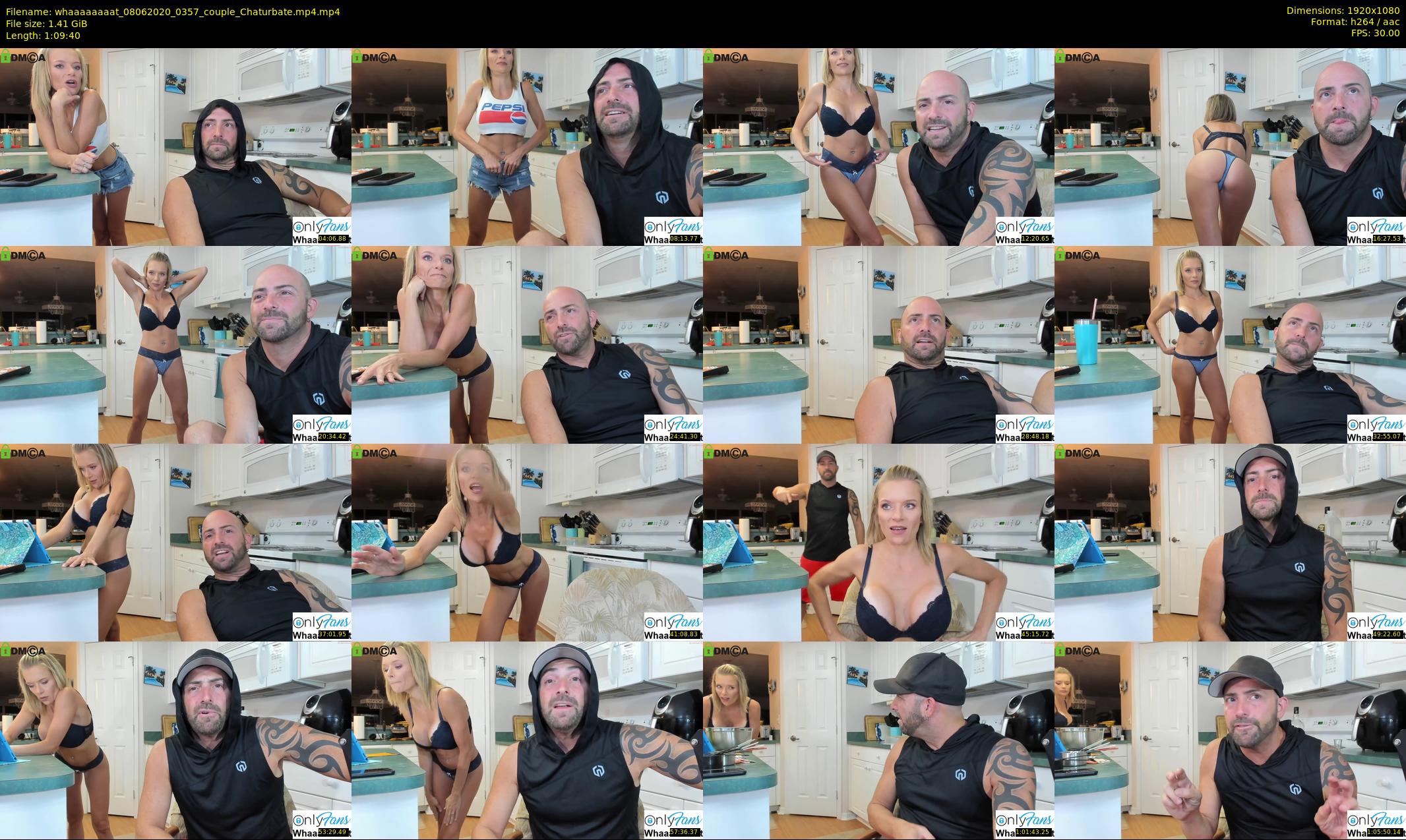 whaaaaaaaat — 70 minute Chaturbate couple cam show recording, 1080p, Jun 8, 2020