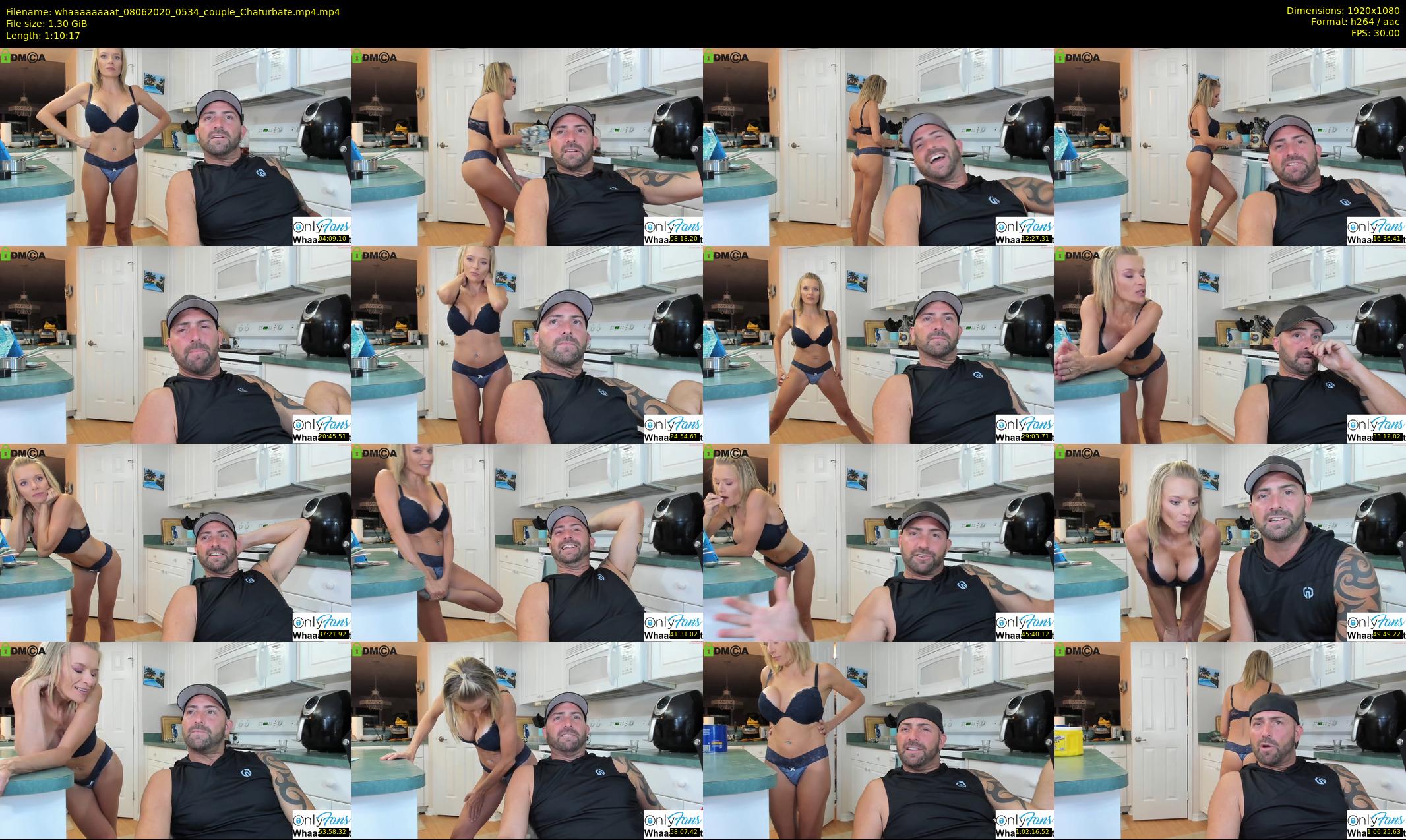 whaaaaaaaat — 71 minute Chaturbate couple cam show recording, 1080p, Jun 8, 2020