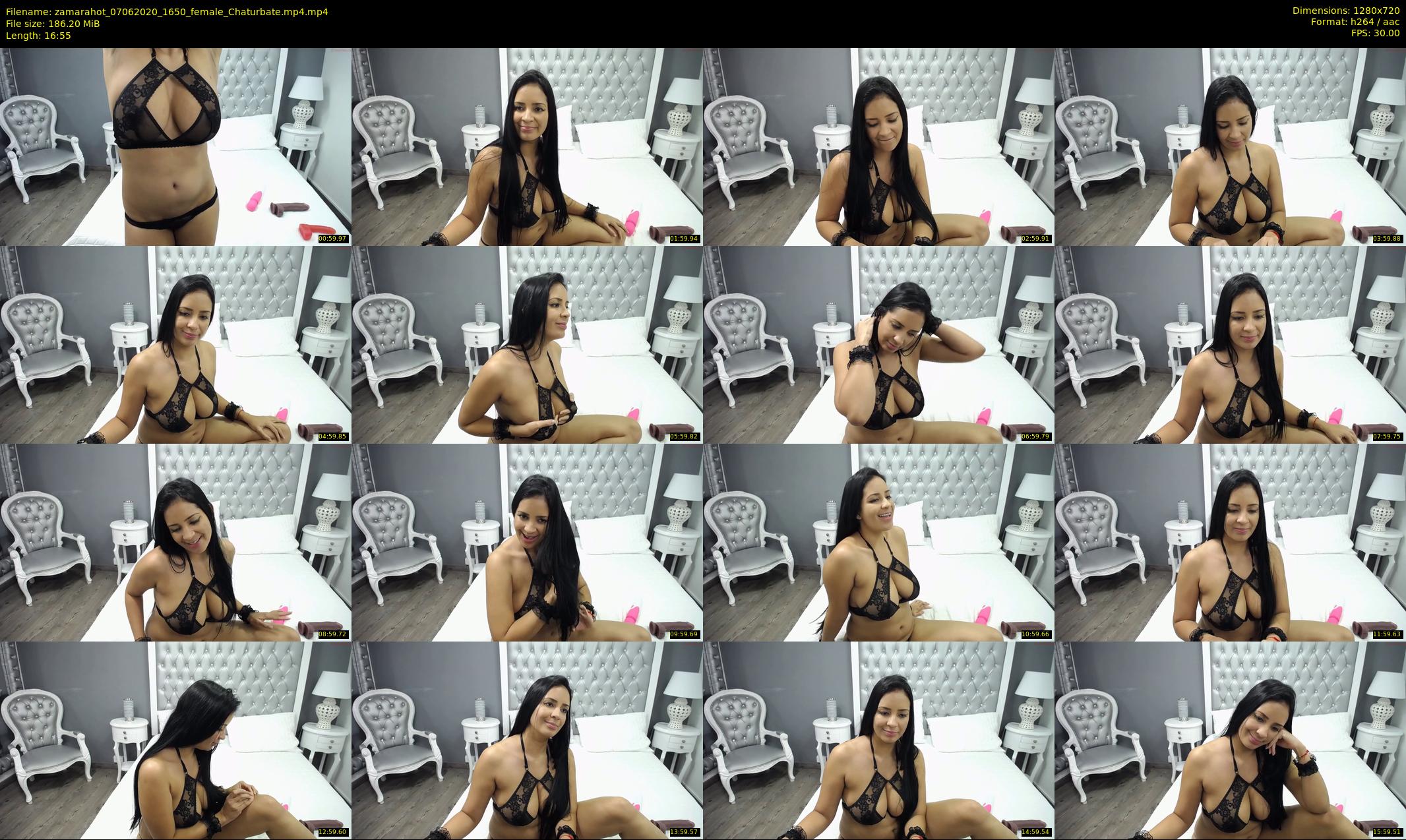 zamarahot — 17 minute Chaturbate female cam show recording, 720p, Jun 7, 2020