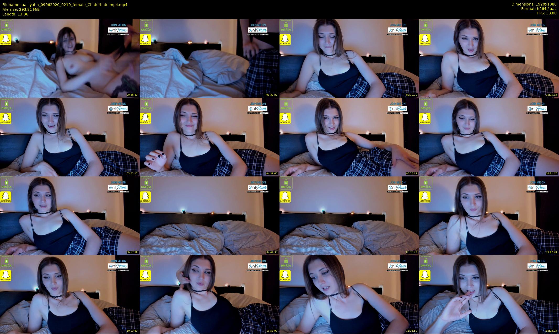 aalliyahh — 14 minute Chaturbate female cam show recording, 1080p, Jun 9, 2020