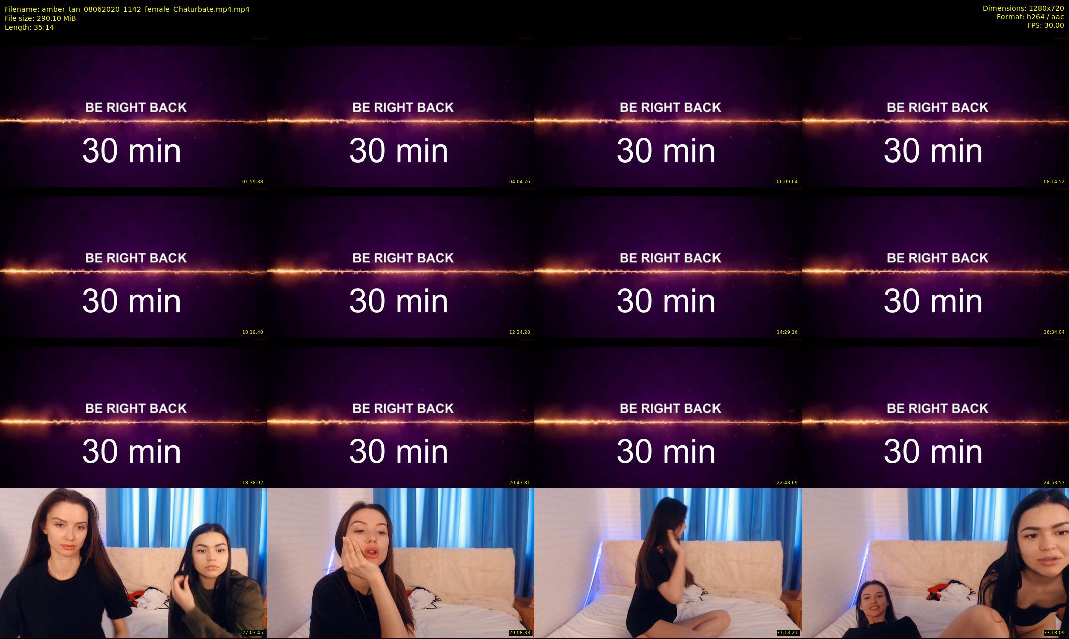 amber_tan — 36 minute Chaturbate female cam show recording, 720p, Jun 8, 2020