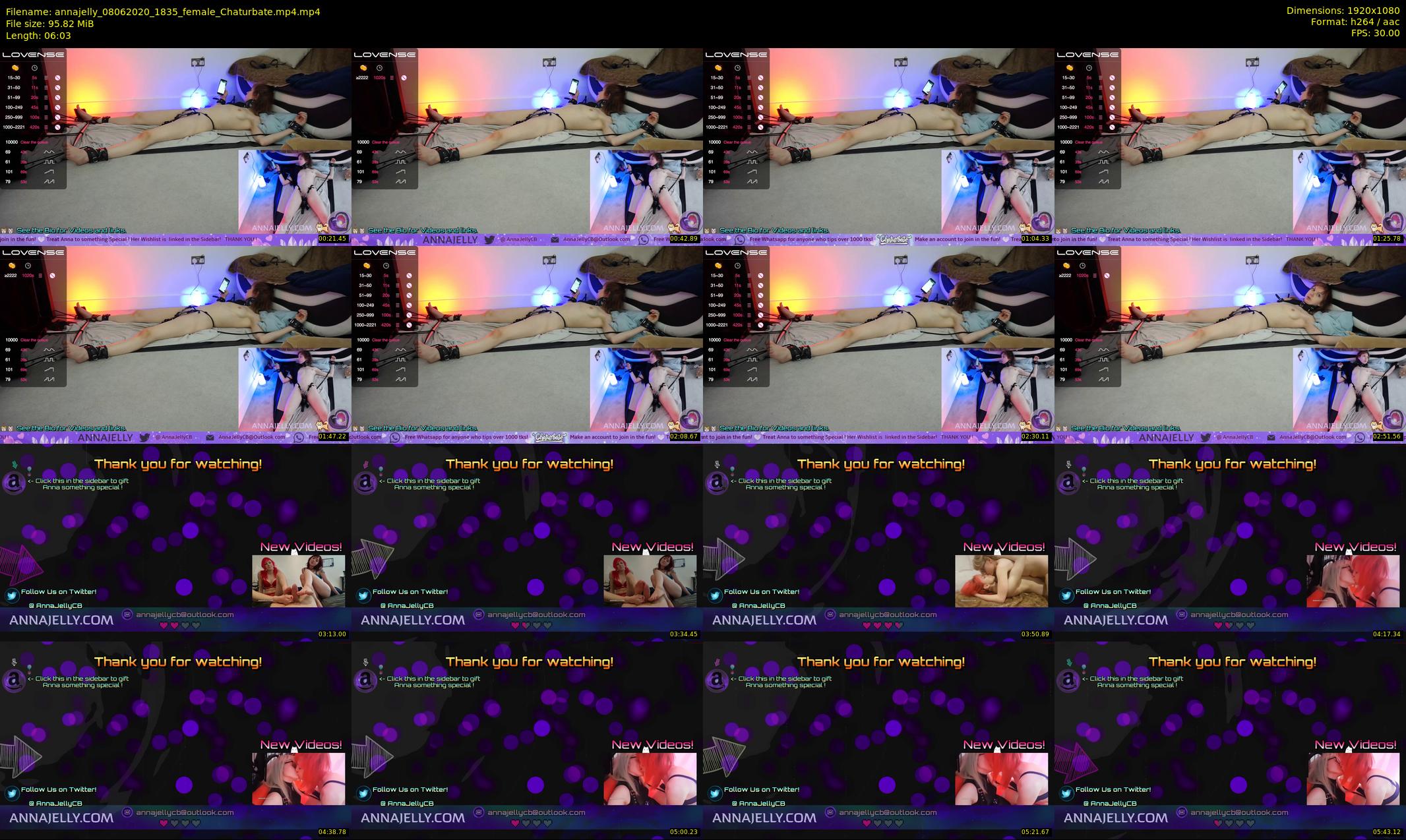 annajelly — 7 minute Chaturbate couple cam show recording, 1080p, Jun 8, 2020