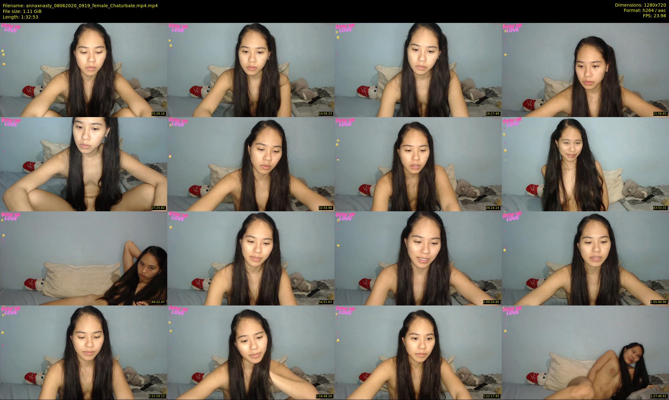 annaxnasty — 93 minute Chaturbate female cam show recording, 720p, Jun 8, 2020