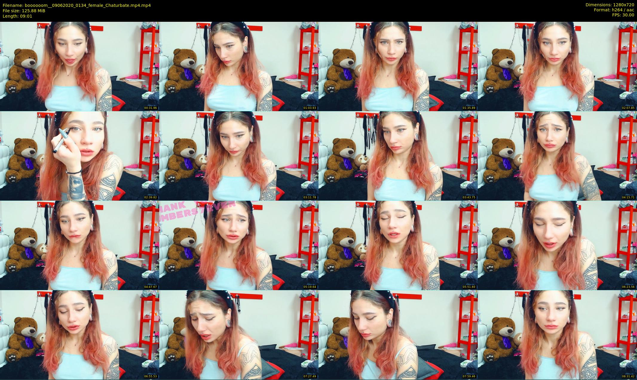 boooooom_ — 10 minute Chaturbate female cam show recording, 720p, Jun 9, 2020