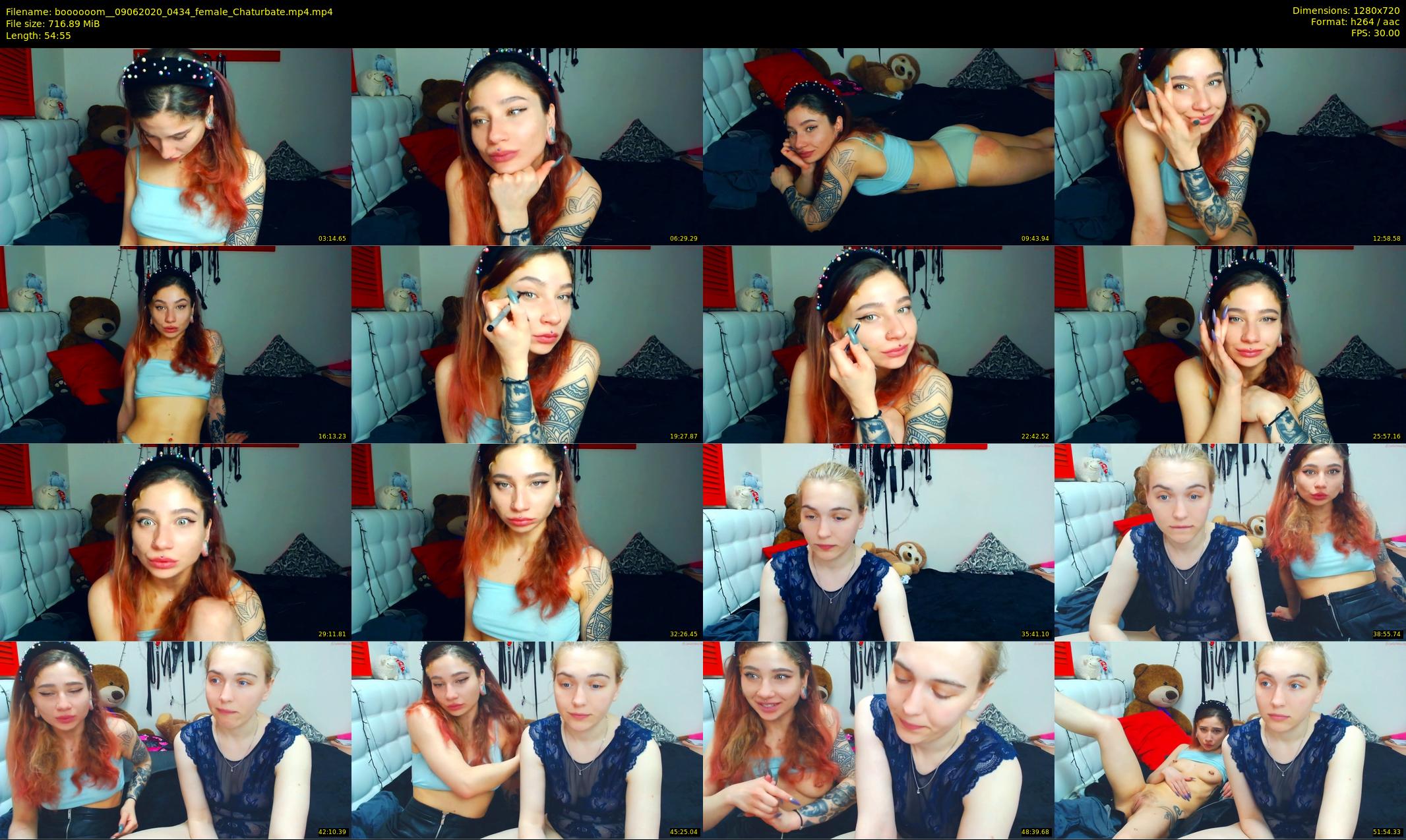 boooooom_ — 55 minute Chaturbate female cam show recording, 720p, Jun 9, 2020