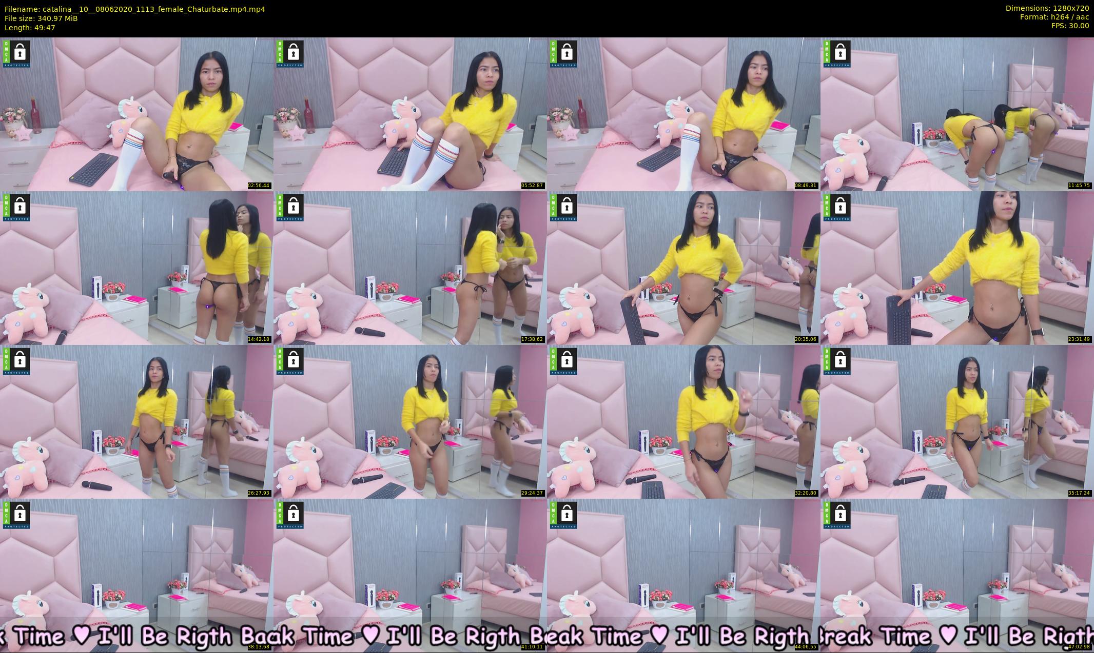 catalina__10_ — 50 minute Chaturbate female cam show recording, 720p, Jun 8, 2020