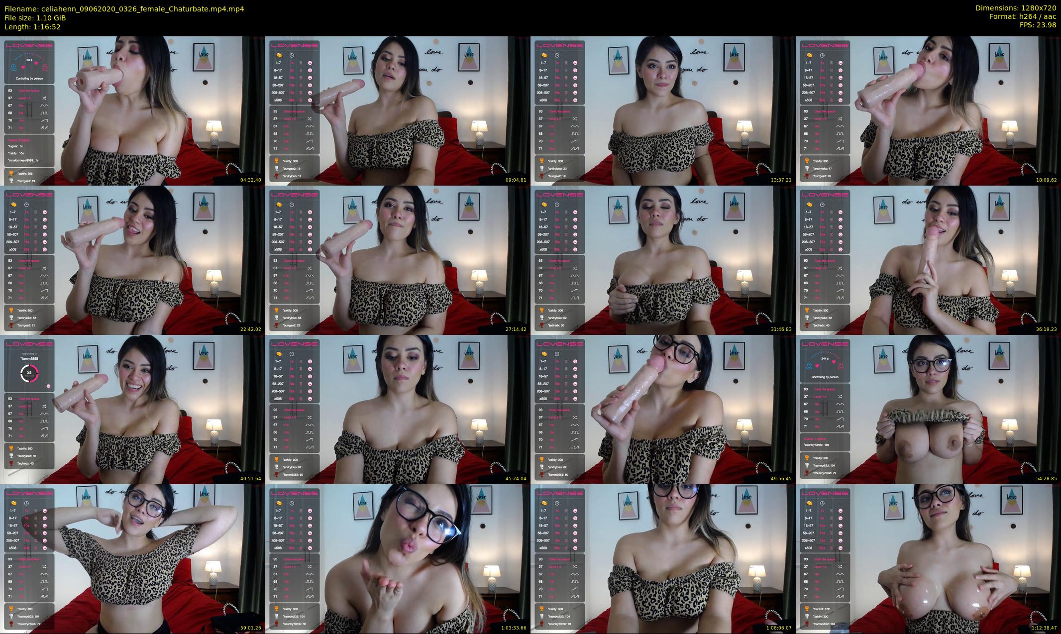 celiahenn — 77 minute Chaturbate female cam show recording, 720p, Jun 9, 2020