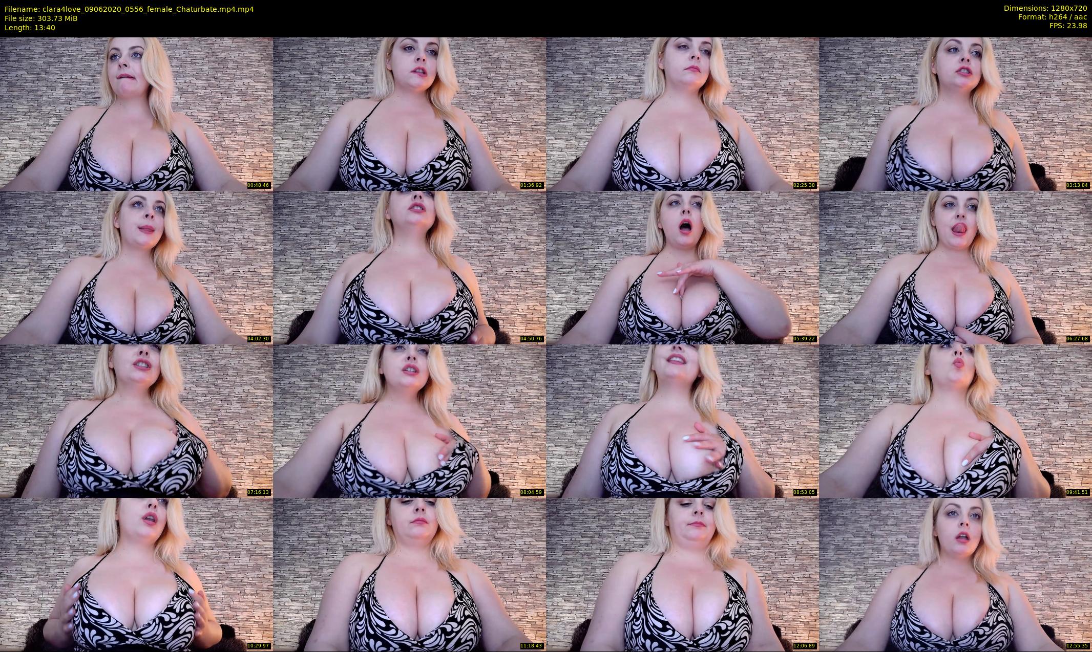 clara4love — 14 minute Chaturbate female cam show recording, 720p, Jun 9, 2020