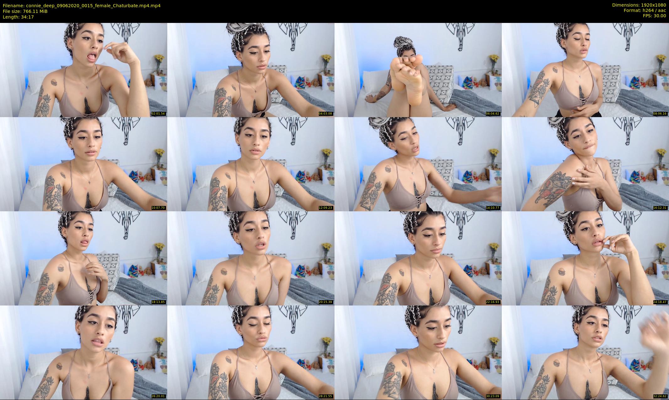 connie_deep — 35 minute Chaturbate female cam show recording, 1080p, Jun 9, 2020