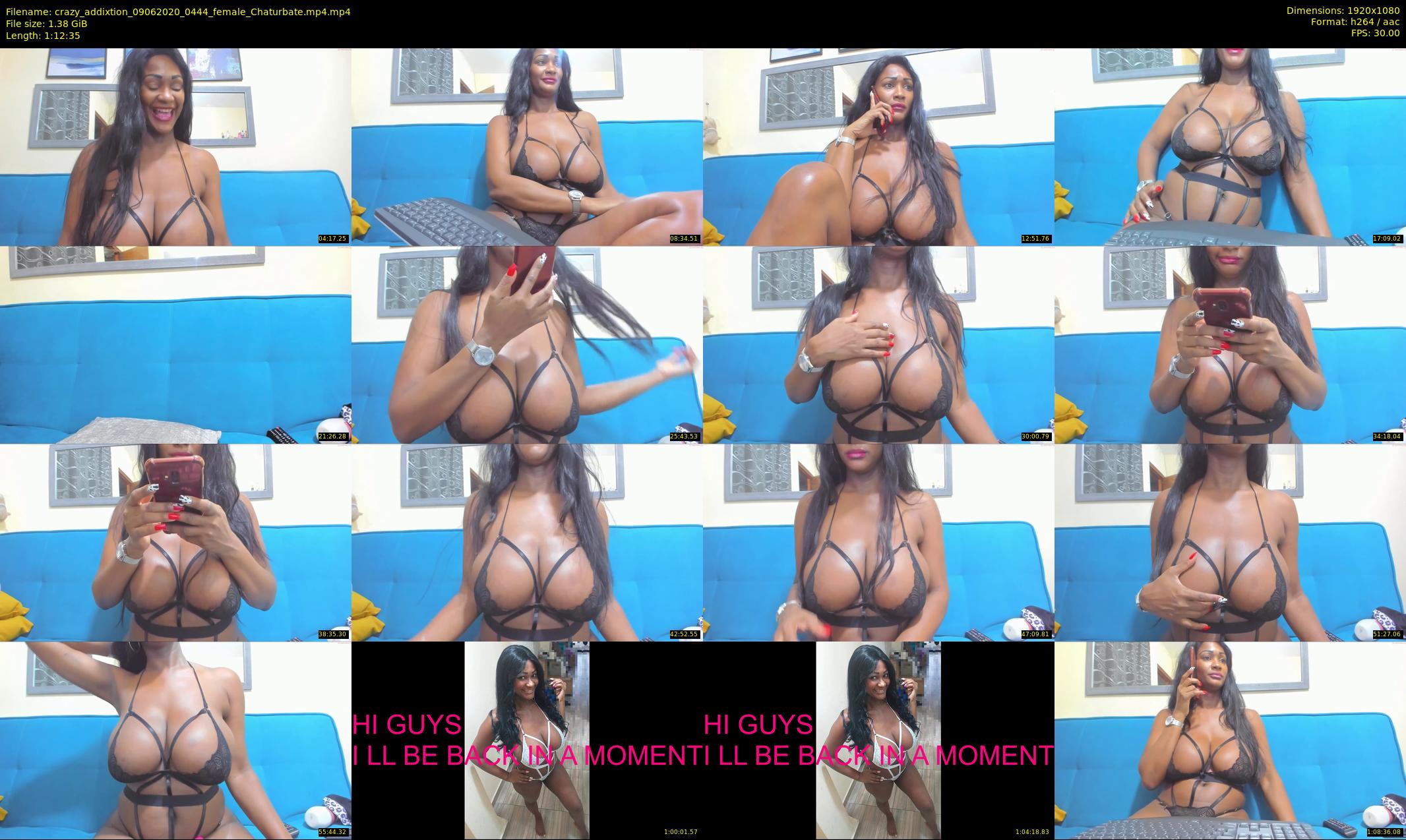 crazy_addixtion — 73 minute Chaturbate female cam show recording, 1080p, Jun 9, 2020