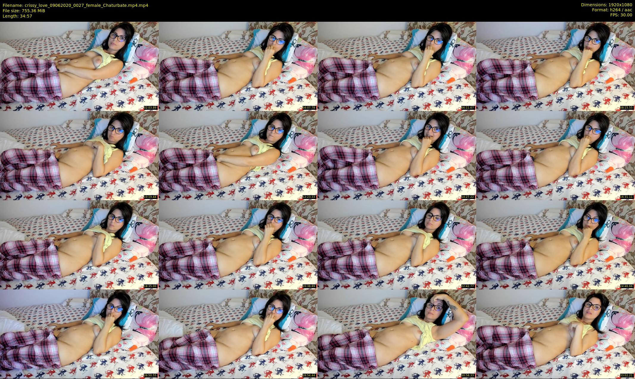 crissy_love — 35 minute Chaturbate female cam show recording, 1080p, Jun 9, 2020