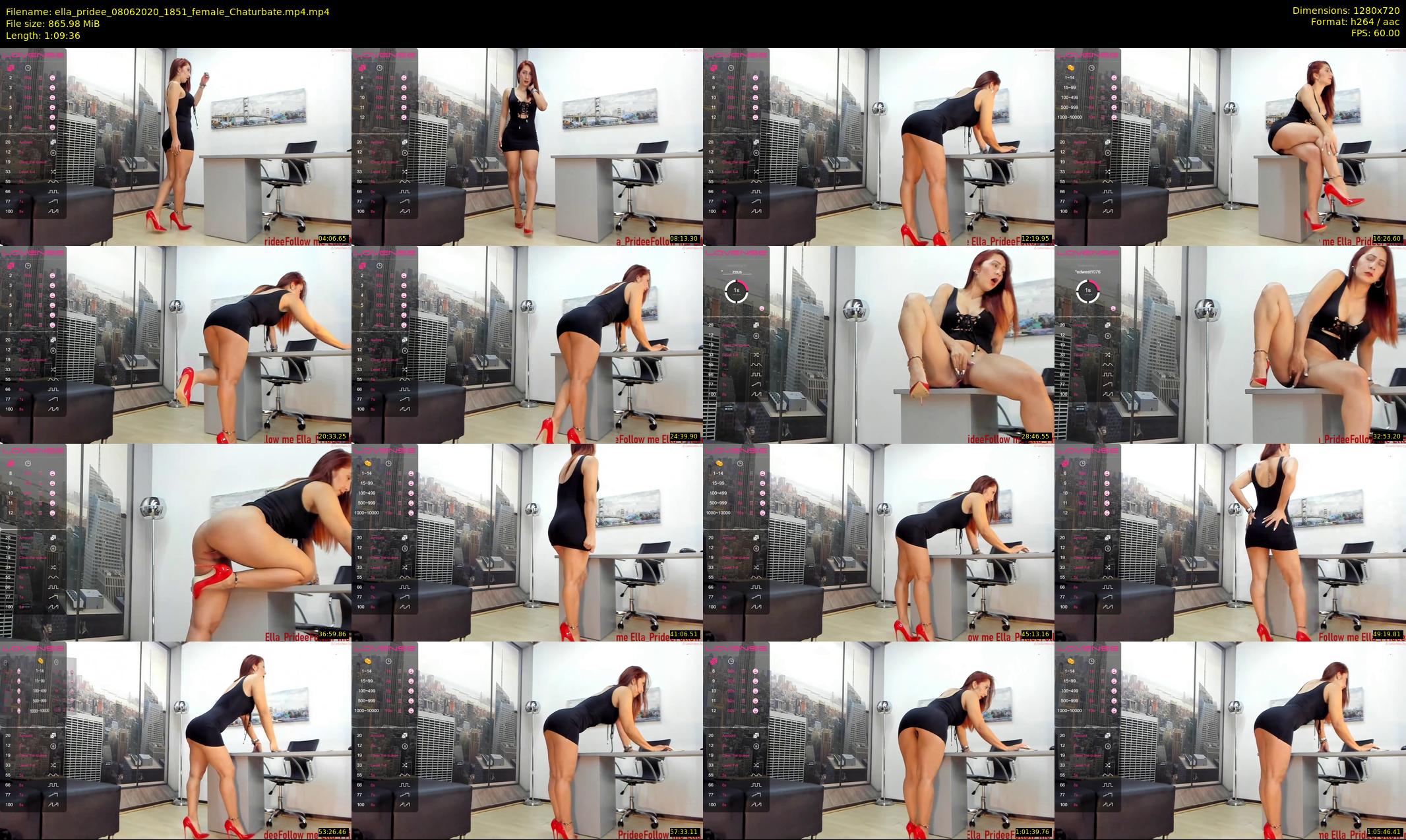ella_pridee — 70 minute Chaturbate female cam show recording, 720p, Jun 8, 2020