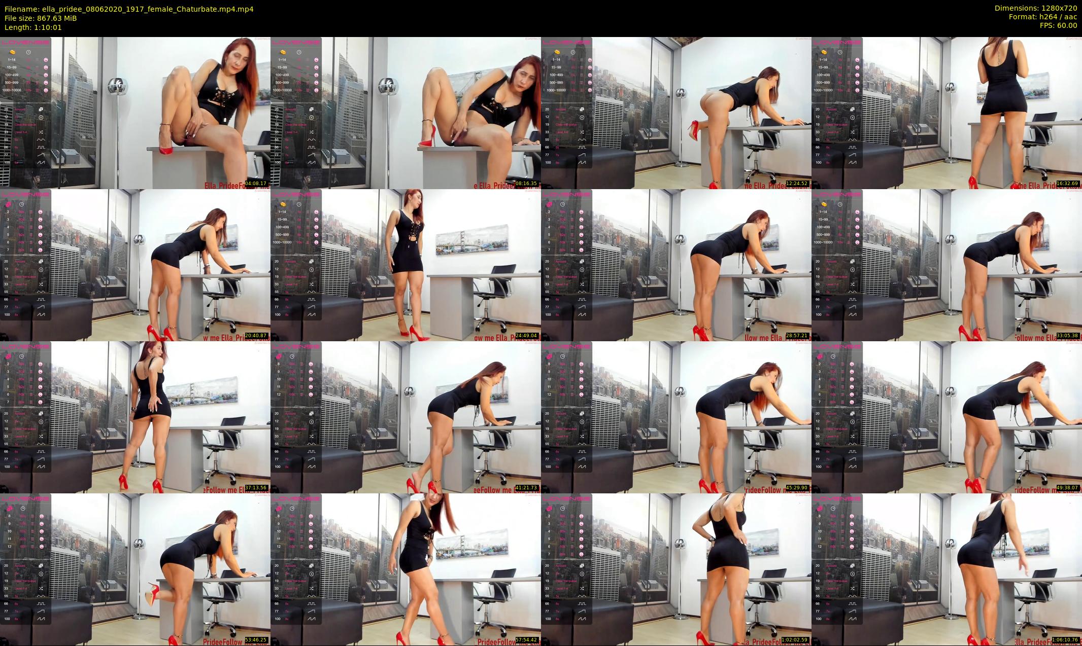 ella_pridee — 71 minute Chaturbate female cam show recording, 720p, Jun 8, 2020