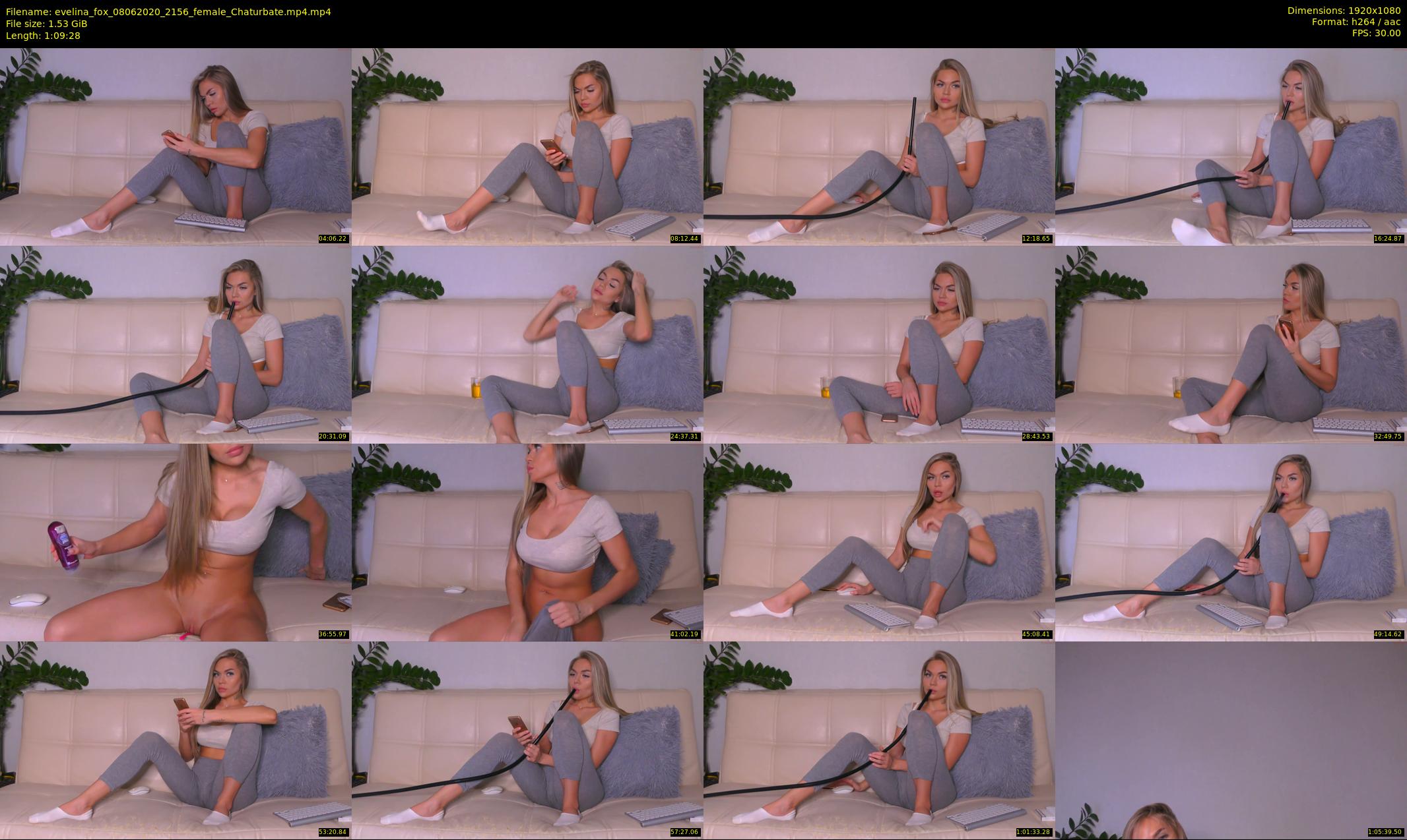 evelina_fox — 70 minute Chaturbate female cam show recording, 1080p, Jun 8, 2020