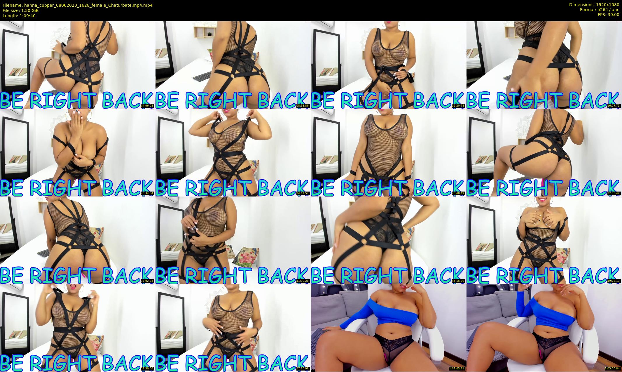 hanna_cupper — 70 minute Chaturbate female cam show recording, 1080p, Jun 8, 2020