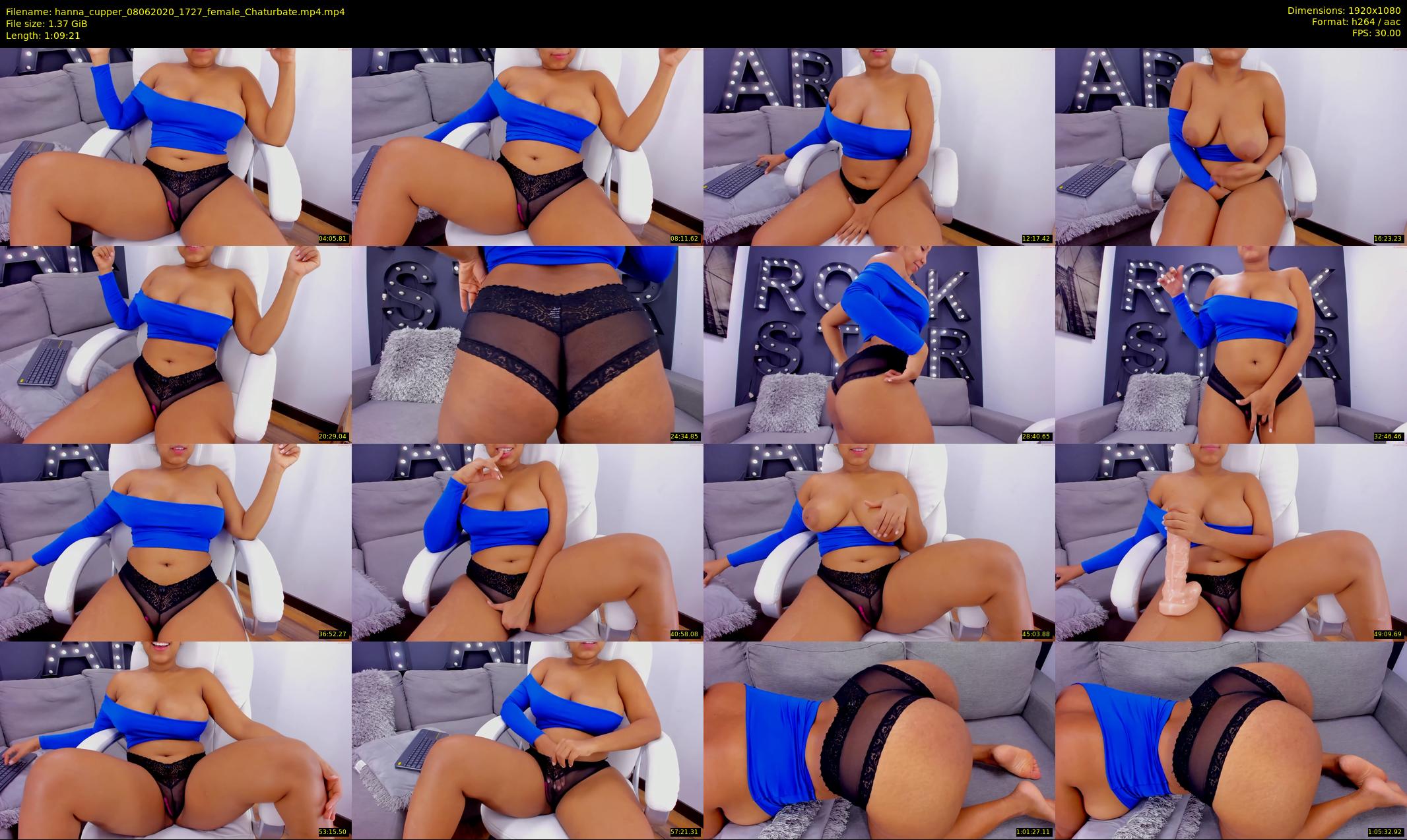hanna_cupper — 70 minute Chaturbate female cam show recording, 1080p, Jun 8, 2020