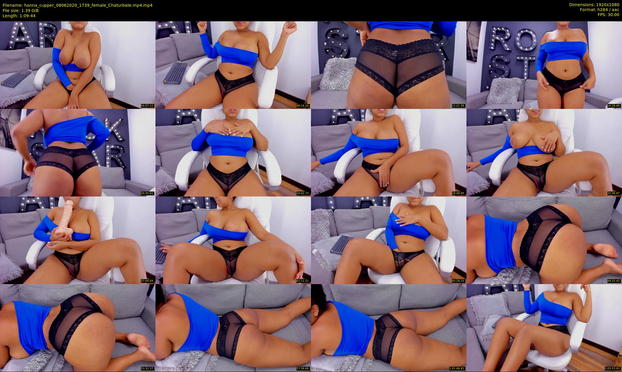 hanna_cupper — 70 minute Chaturbate female cam show recording, 1080p, Jun 8, 2020
