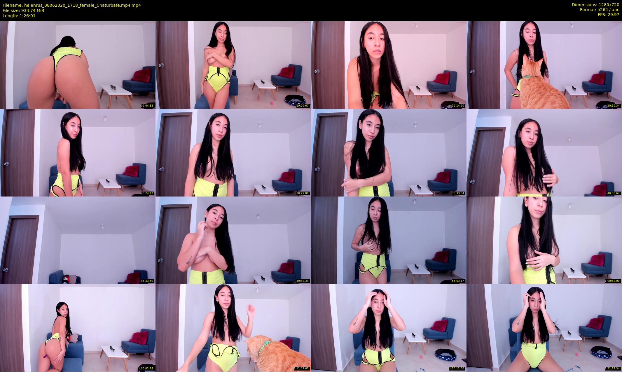 helenrus — 87 minute Chaturbate female cam show recording, 720p, Jun 8, 2020