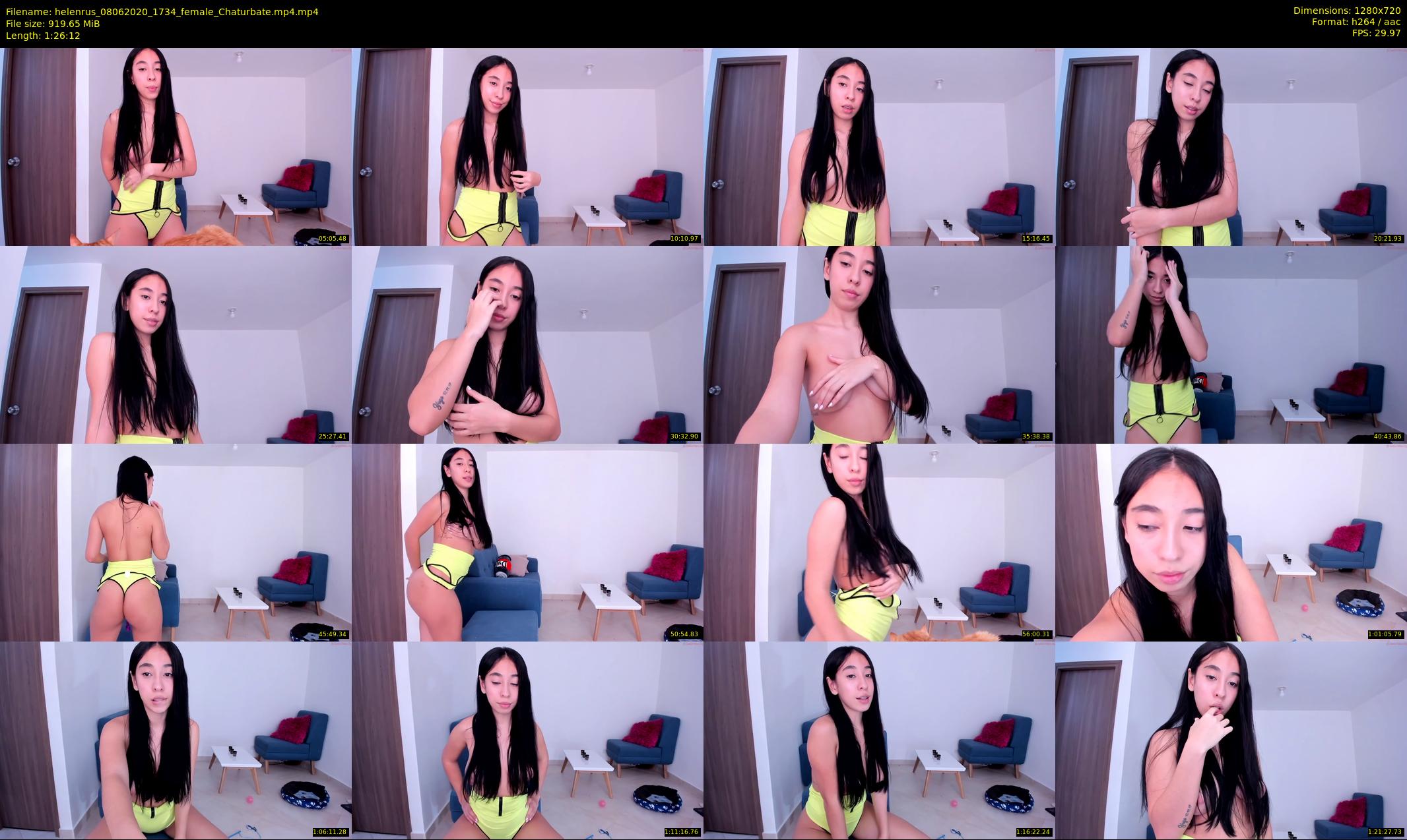 helenrus — 87 minute Chaturbate female cam show recording, 720p, Jun 8, 2020