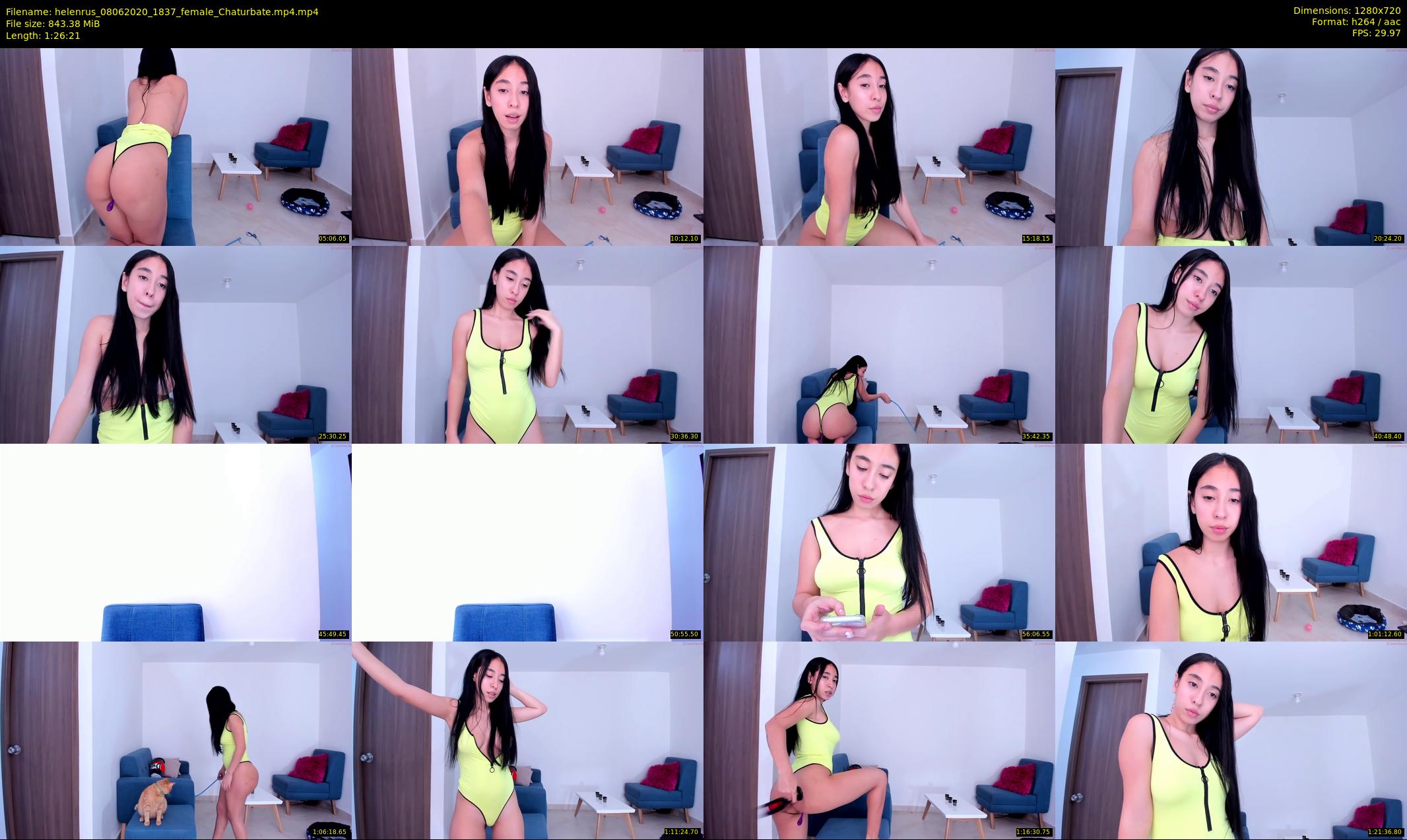 helenrus — 87 minute Chaturbate female cam show recording, 720p, Jun 8, 2020