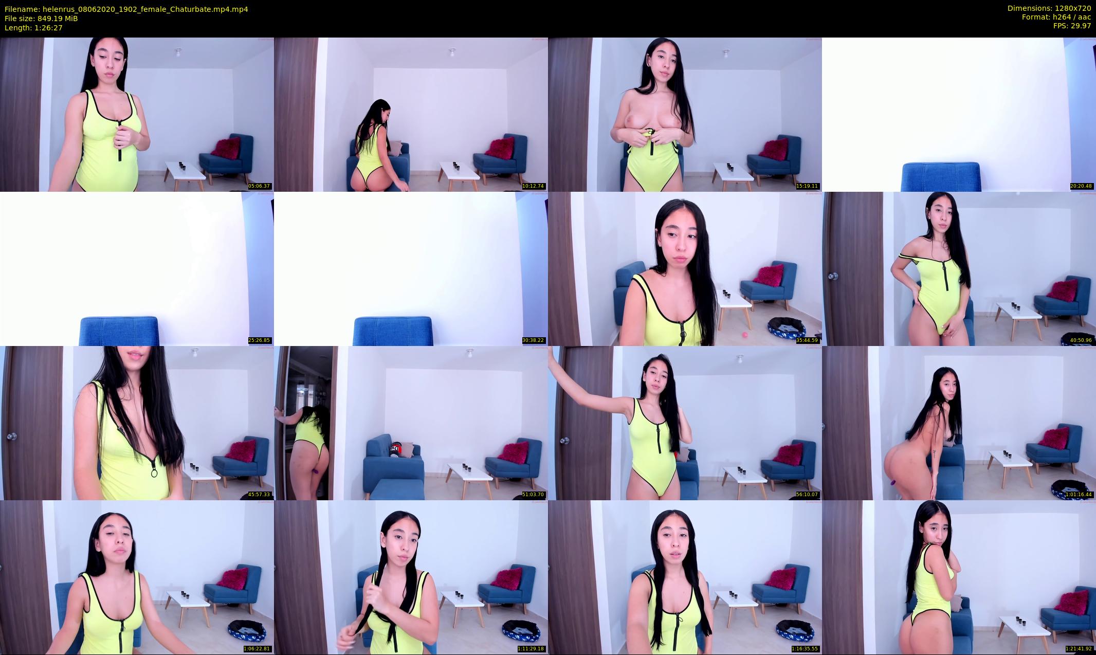 helenrus — 87 minute Chaturbate female cam show recording, 720p, Jun 8, 2020